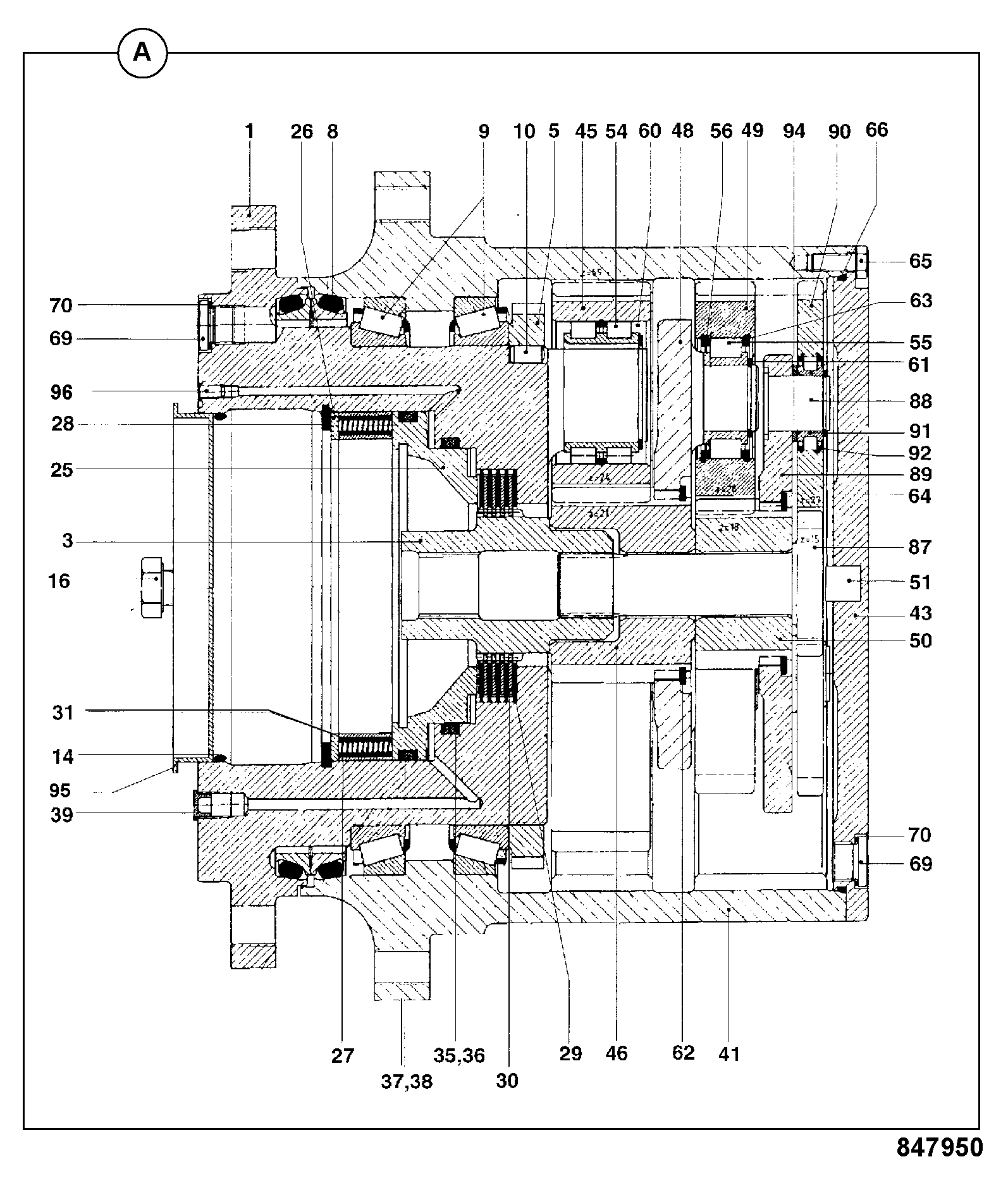 Держатель 7262/20347 JCB