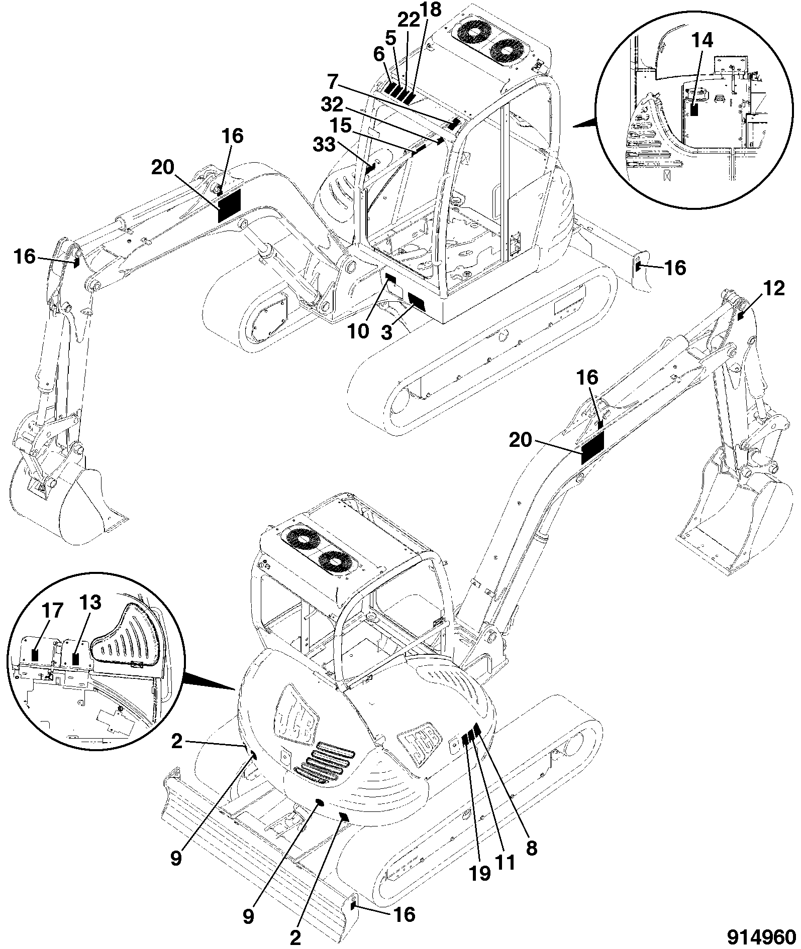Пластина 331/63284 JCB