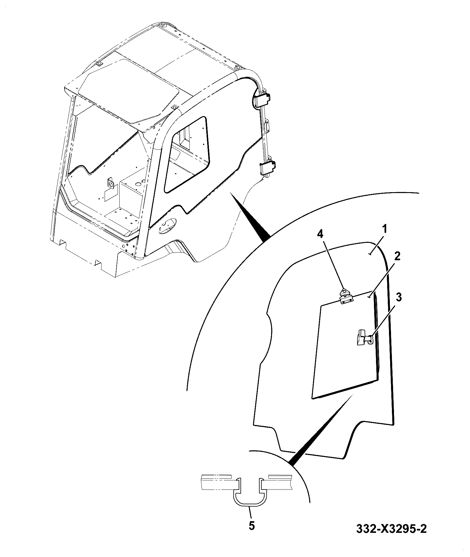 Защёлка 333/H9477 JCB