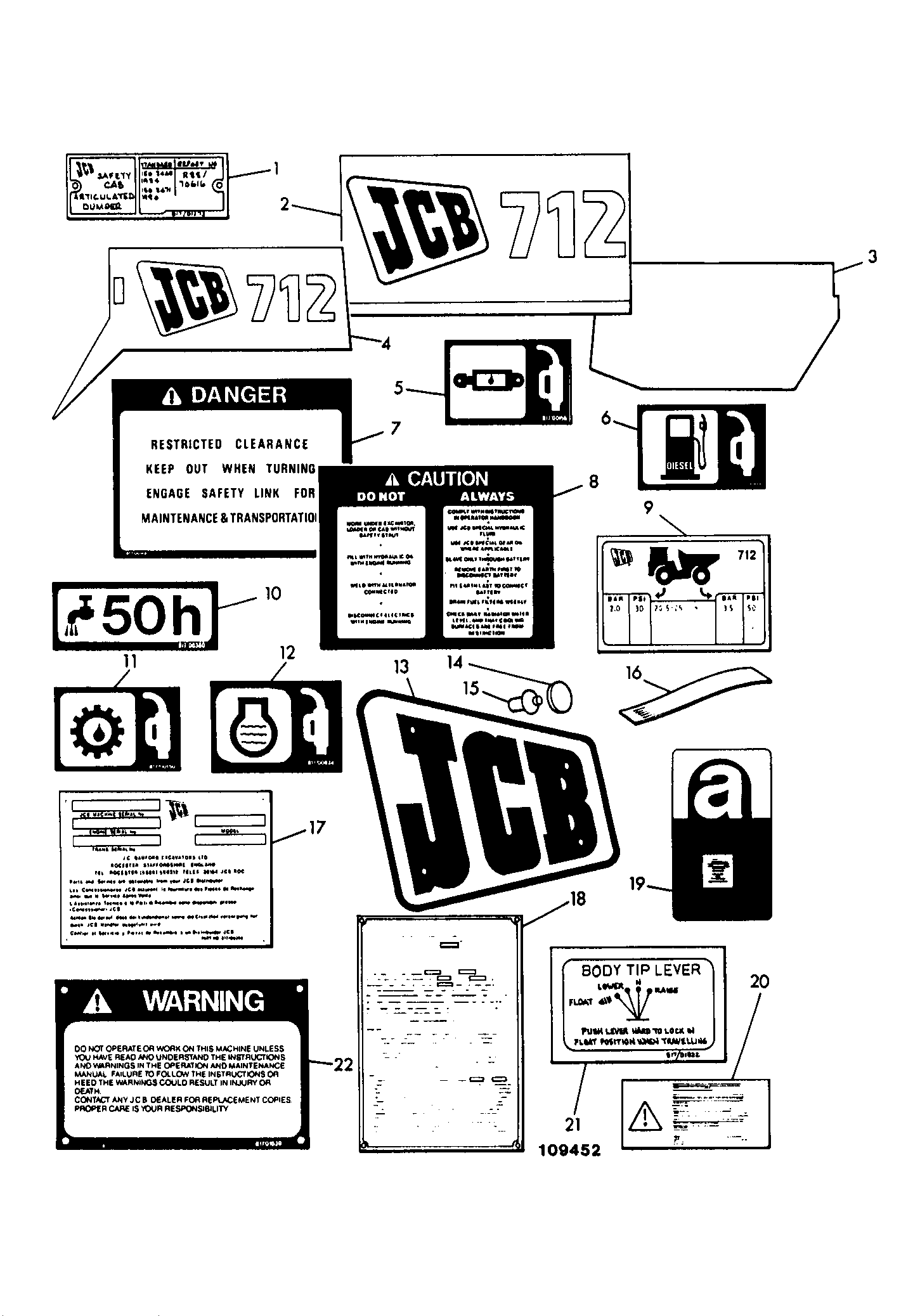 Планка 926/01400 JCB