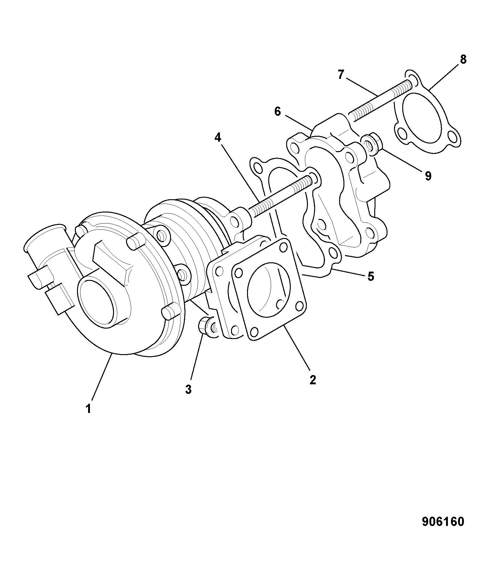 Переходник 02/802547 JCB