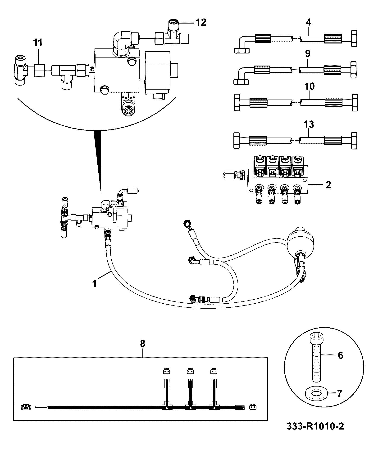 Шланг 333/U4440 JCB