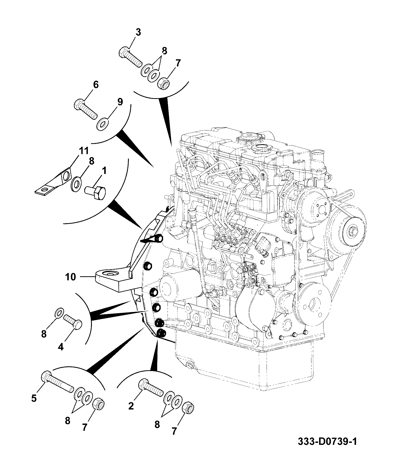 корпус 331/32913 JCB