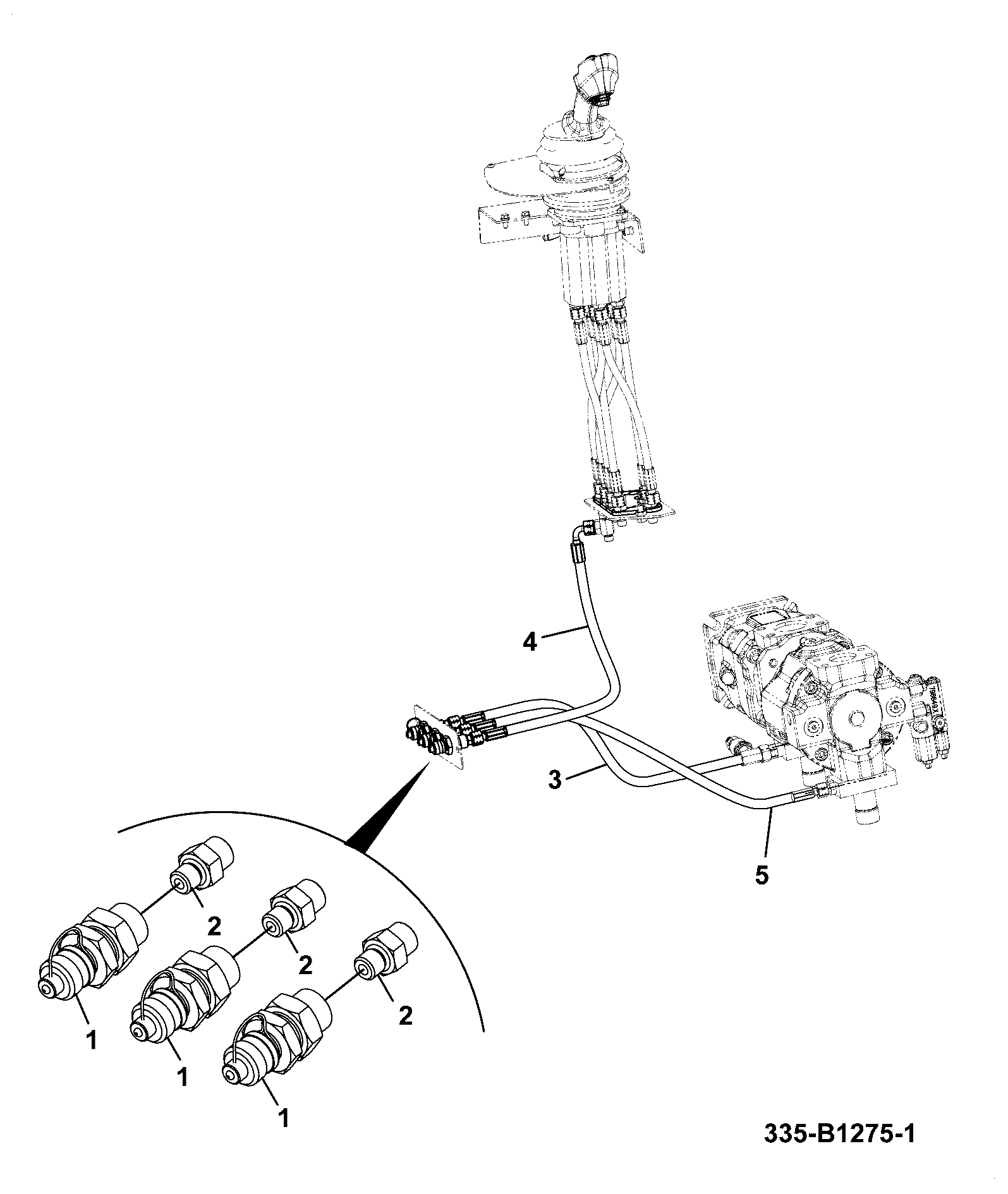 Шланг 335/B1277 JCB