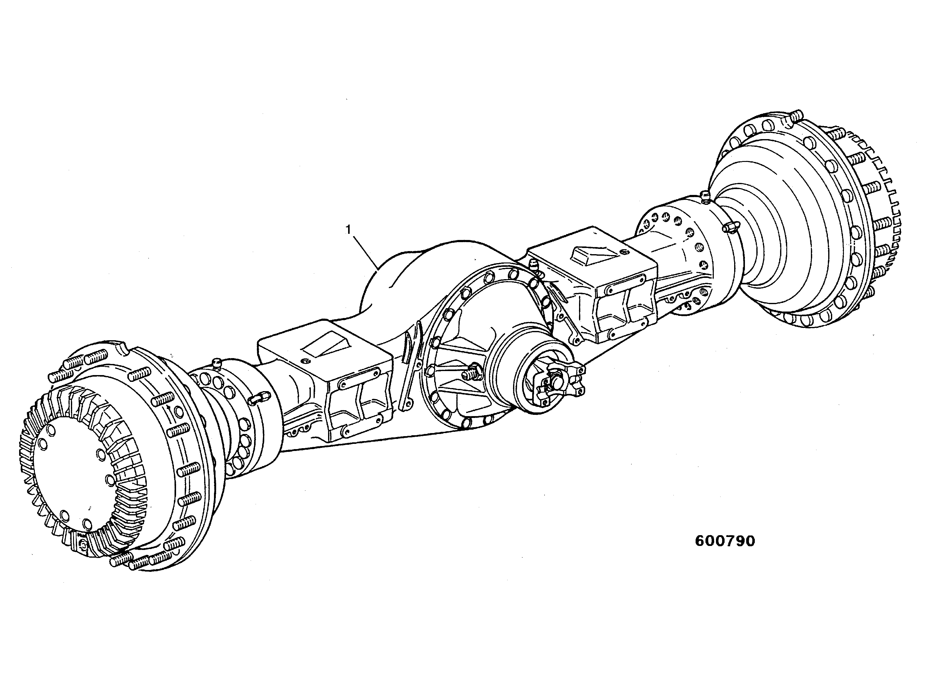 мост 10/300168 JCB