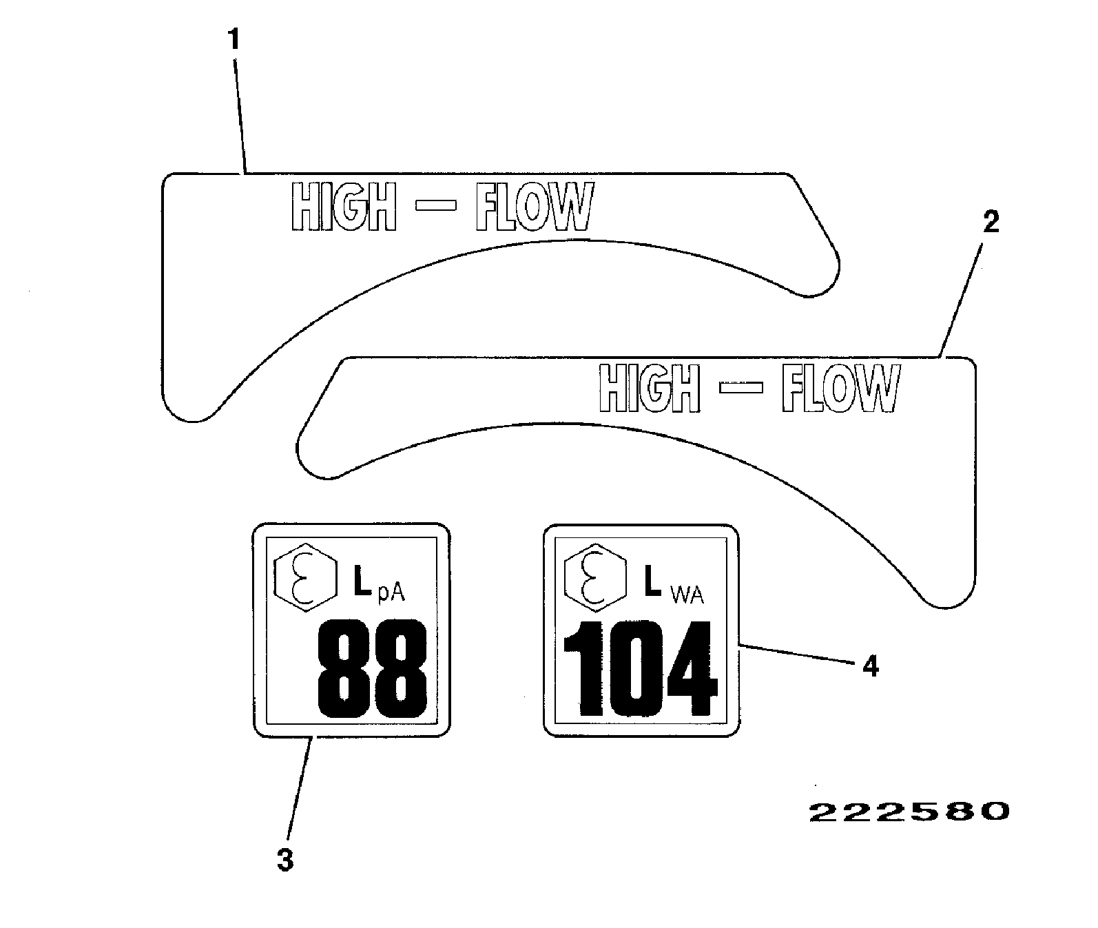 Наклейка 817/05070 JCB