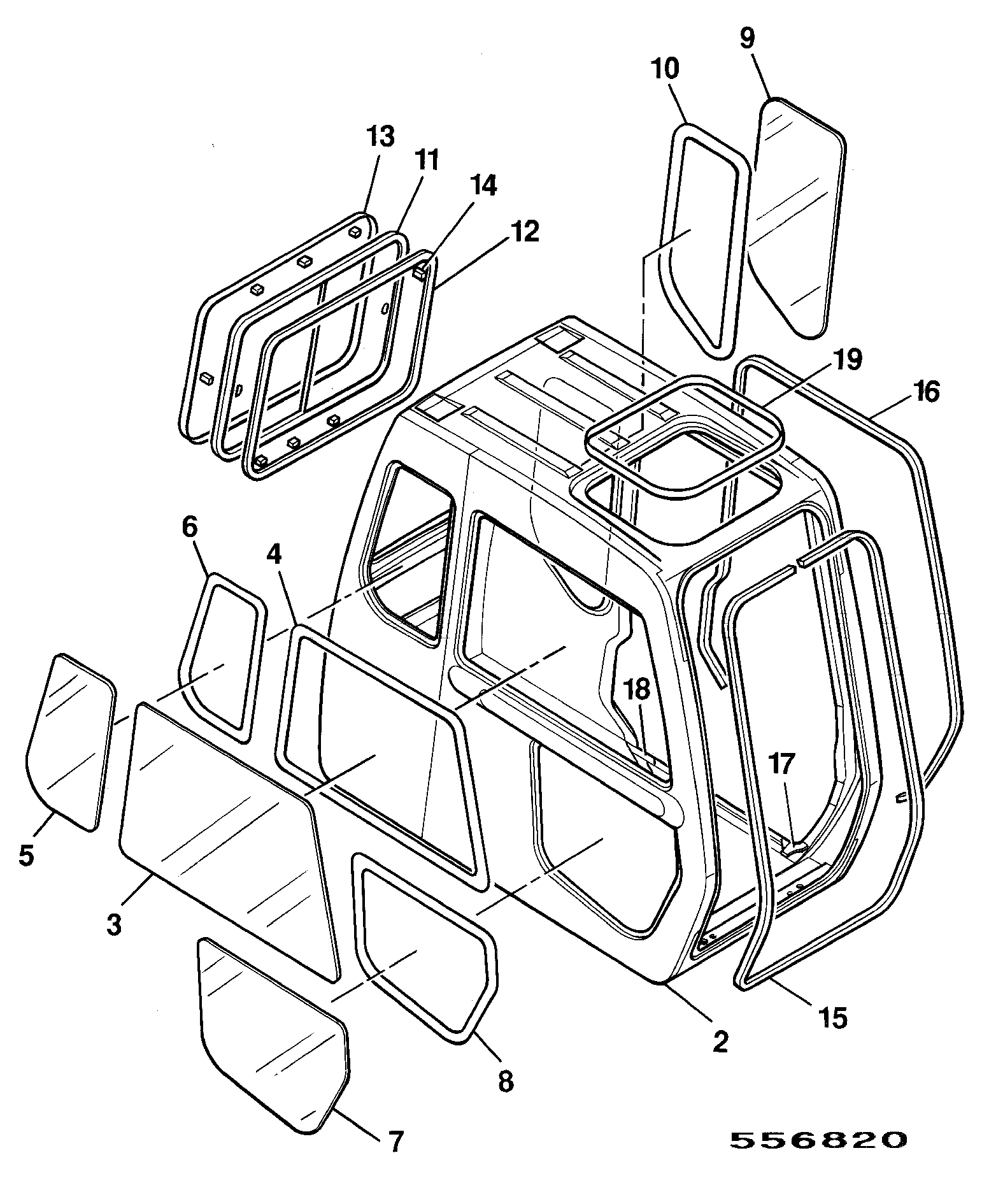 Уплотнение KHN2094 JCB
