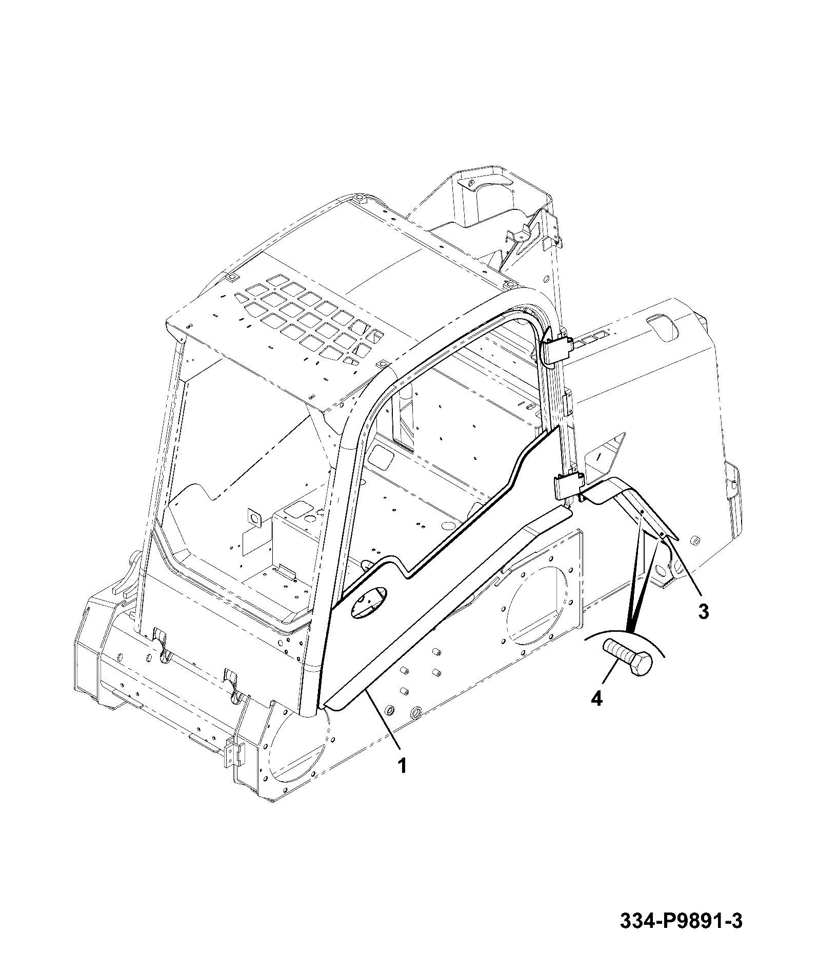 Крыло 335/B0102 JCB