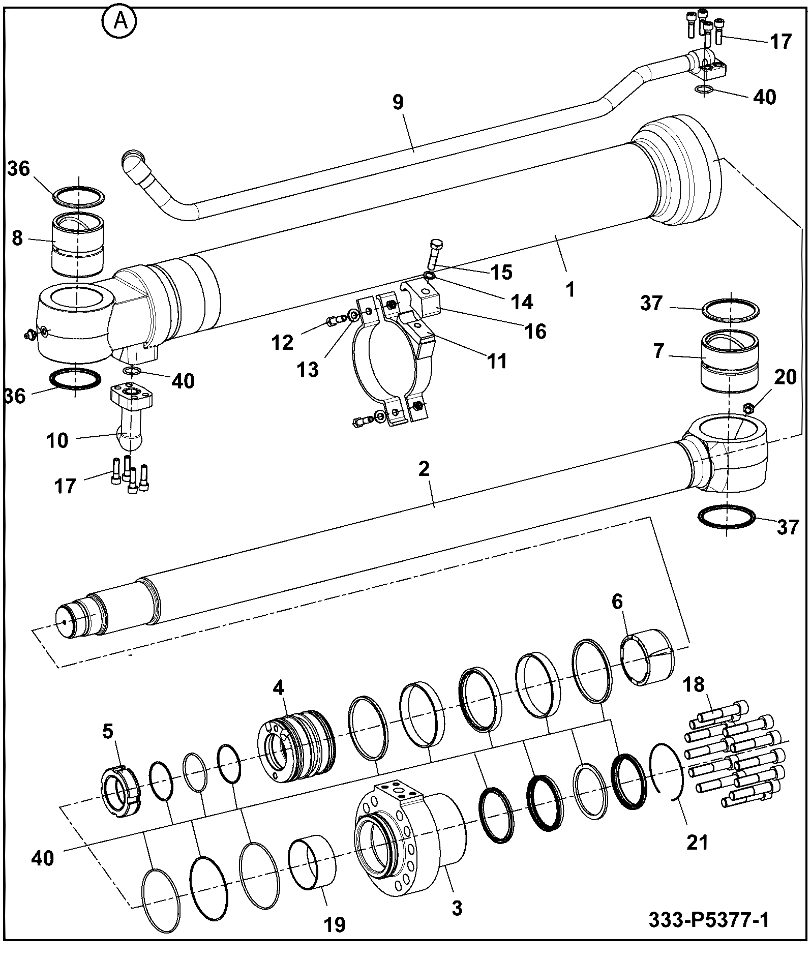 Стеклоочиститель 550/41909 JCB