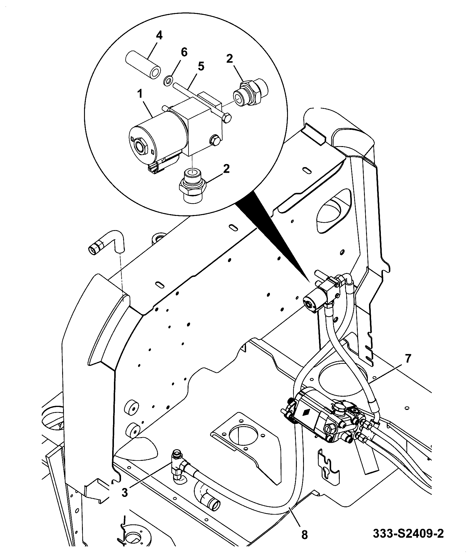 Клапан 333/S1067 JCB