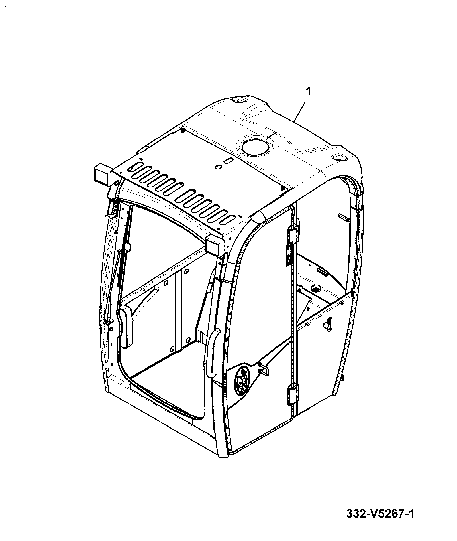 Кабина 332/V5269 JCB