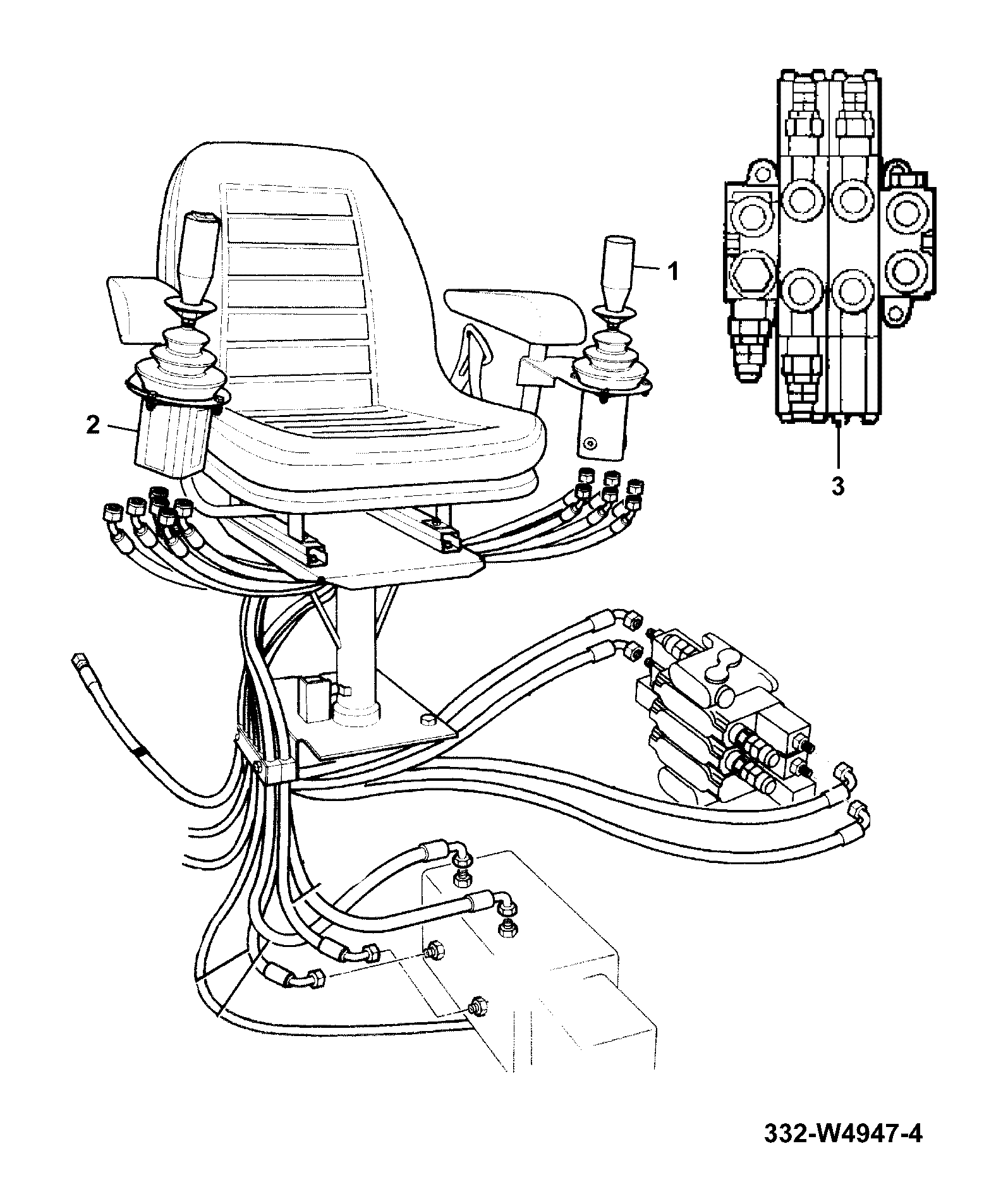 Клапан 332/W3571 JCB
