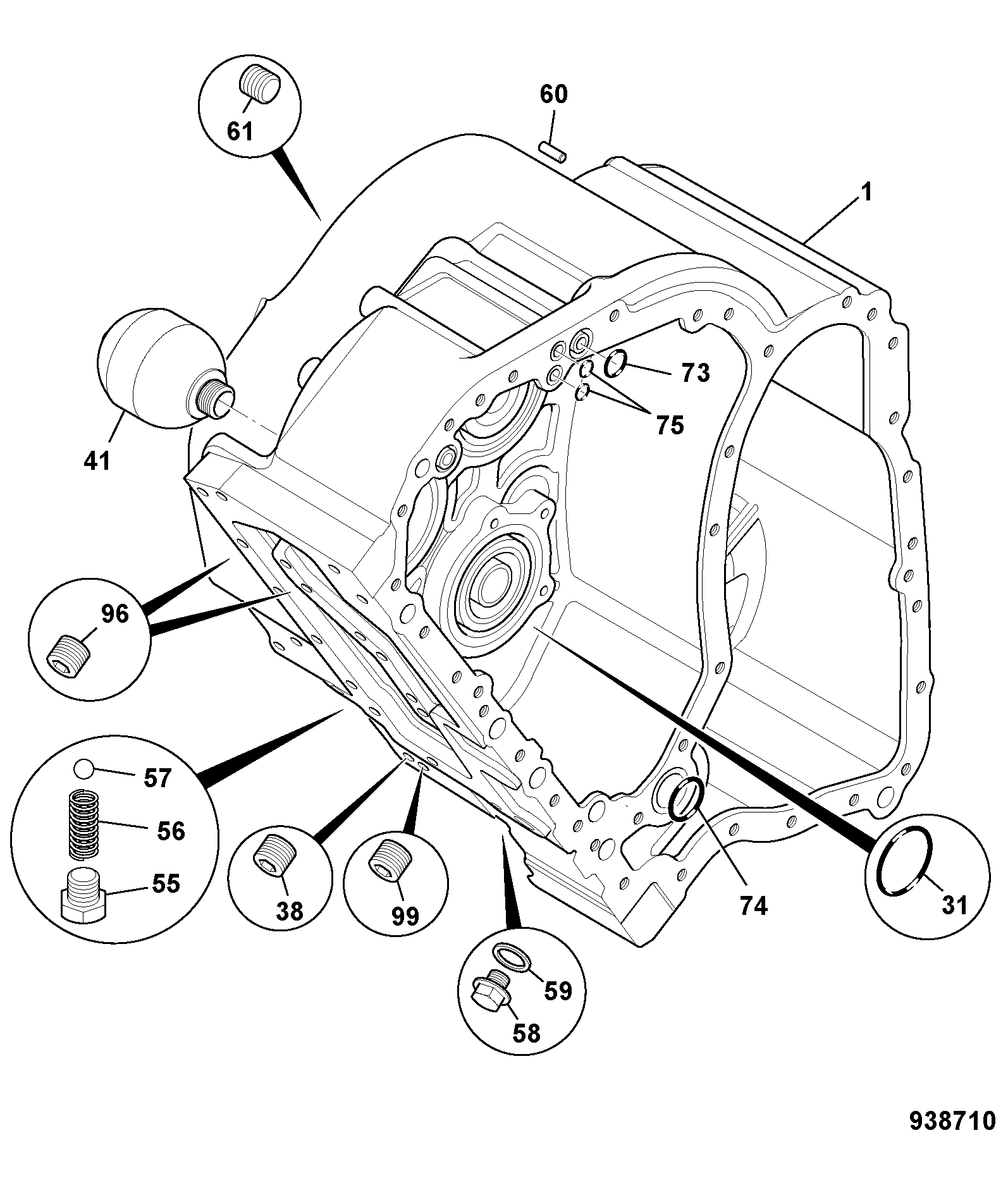 Кольцо уплотнительное 828/00359 JCB