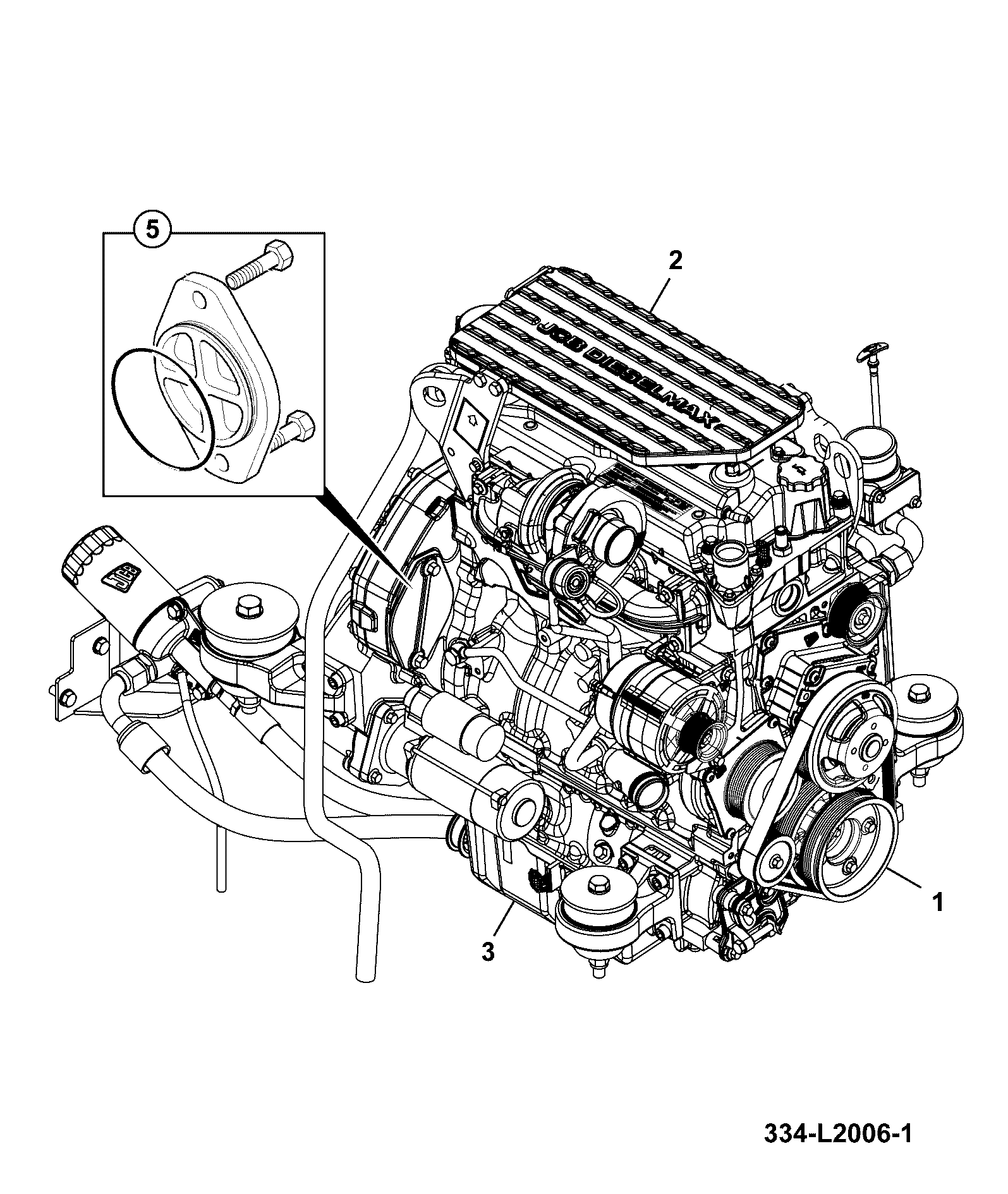 Двигатель 320/40424 JCB