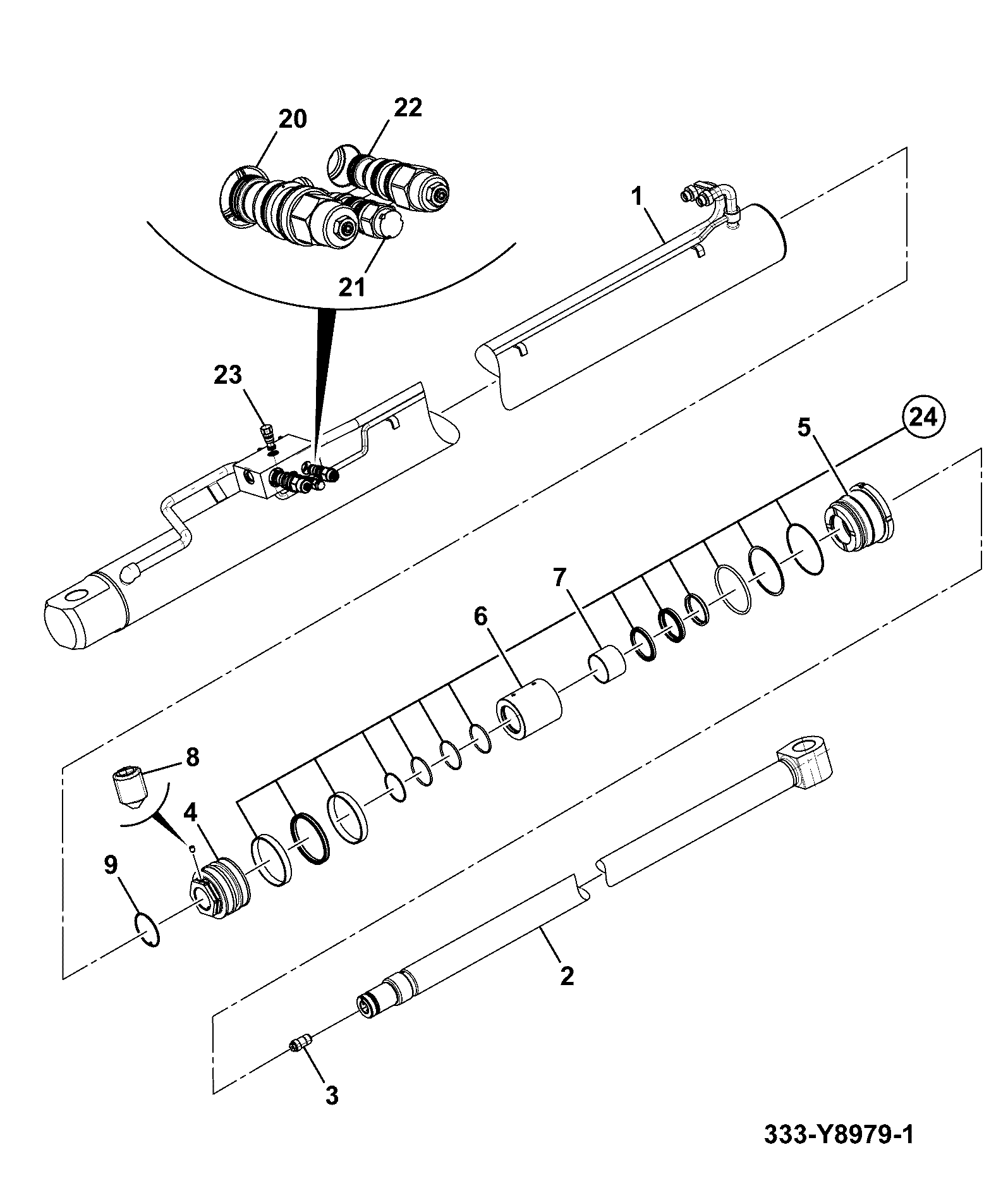 Упор 335/H0805 JCB