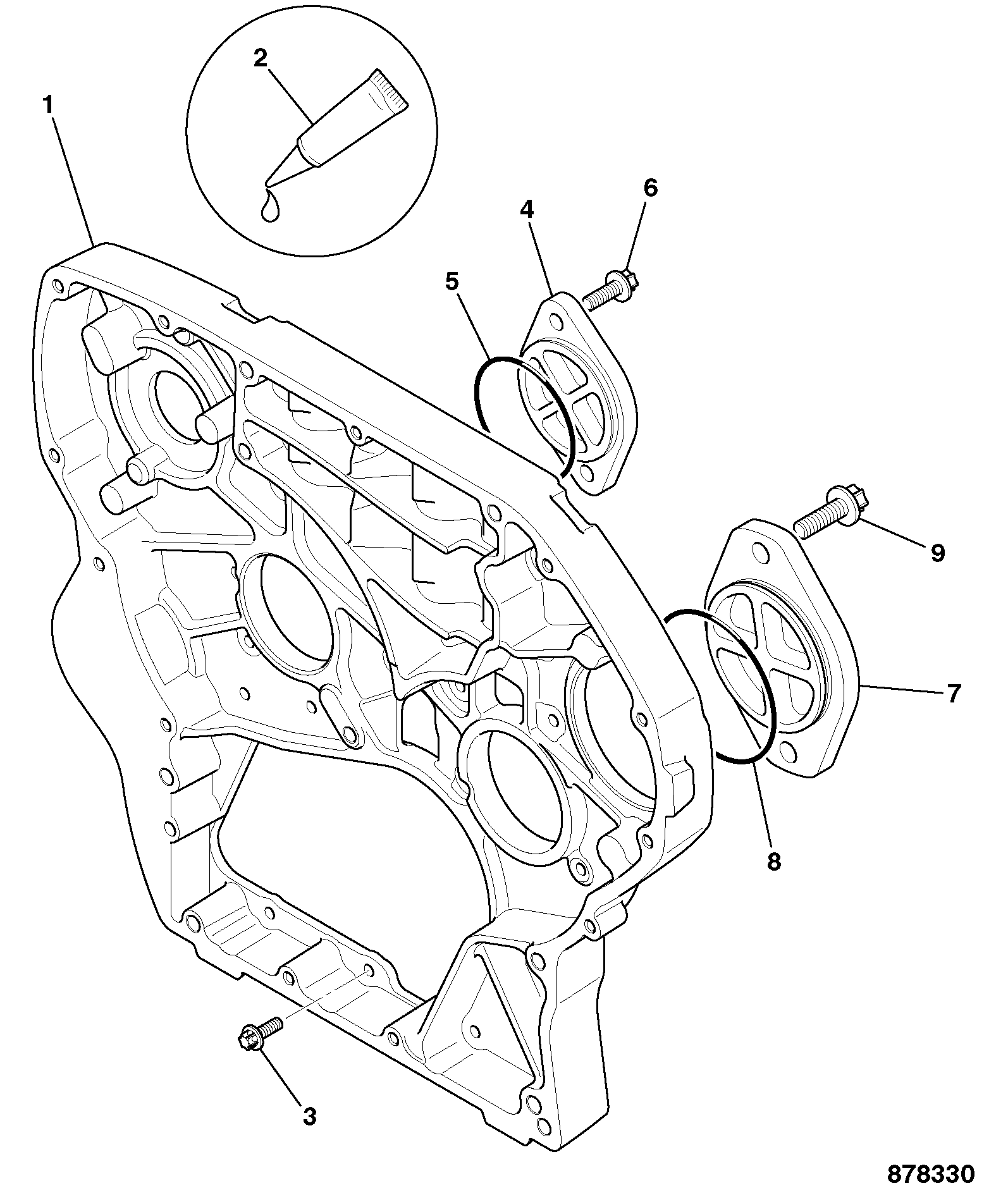 Кожух 320/05165 JCB