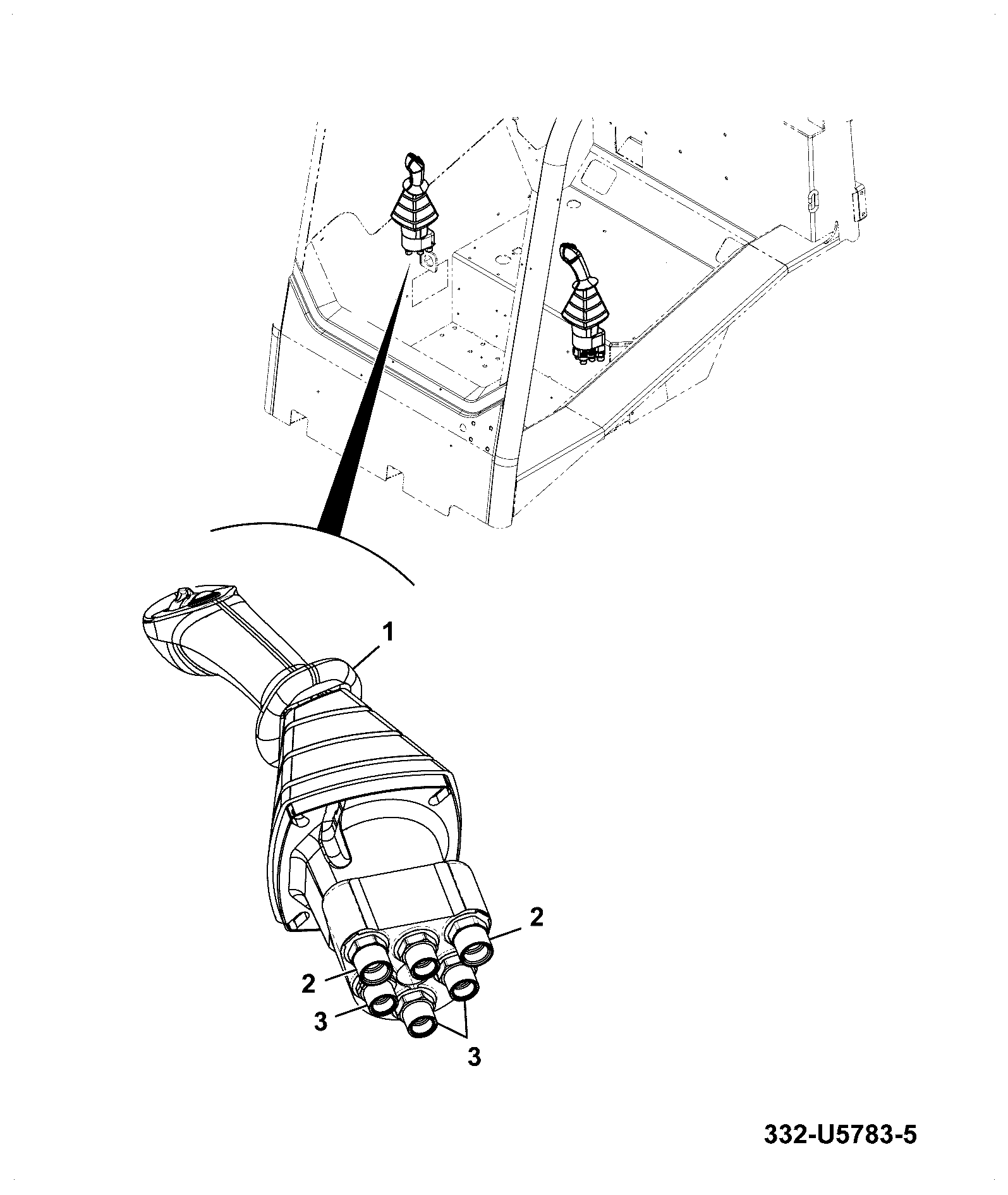 Клапан 332/X3872 JCB