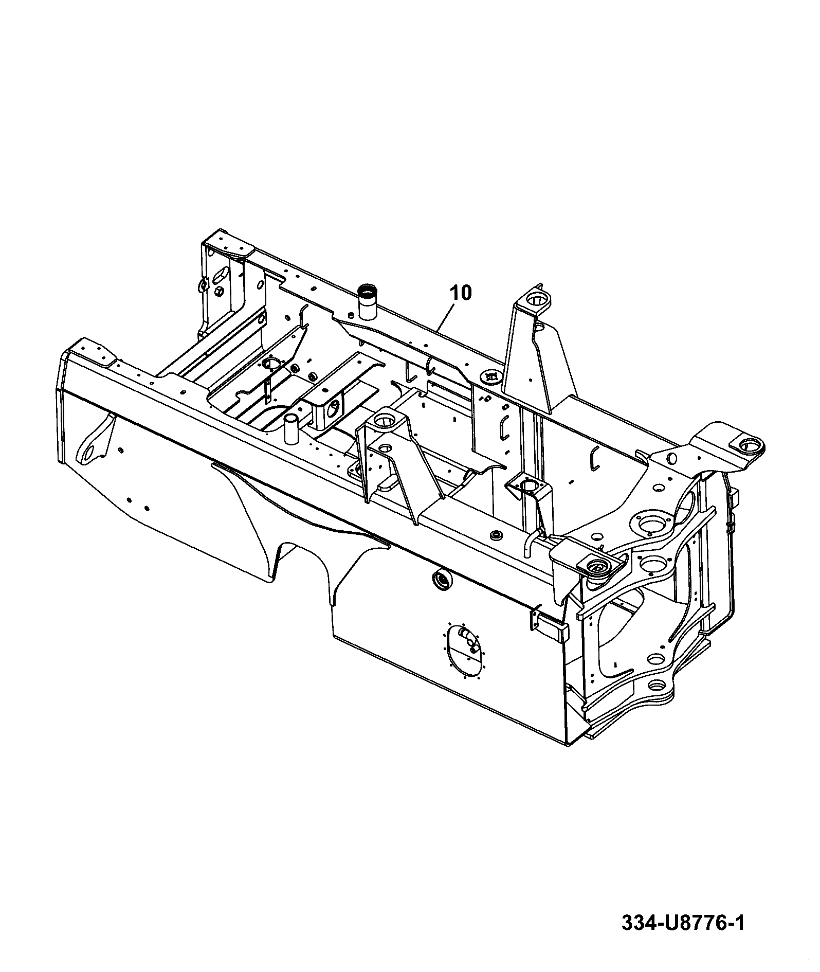 Шасси 334/U8291 JCB