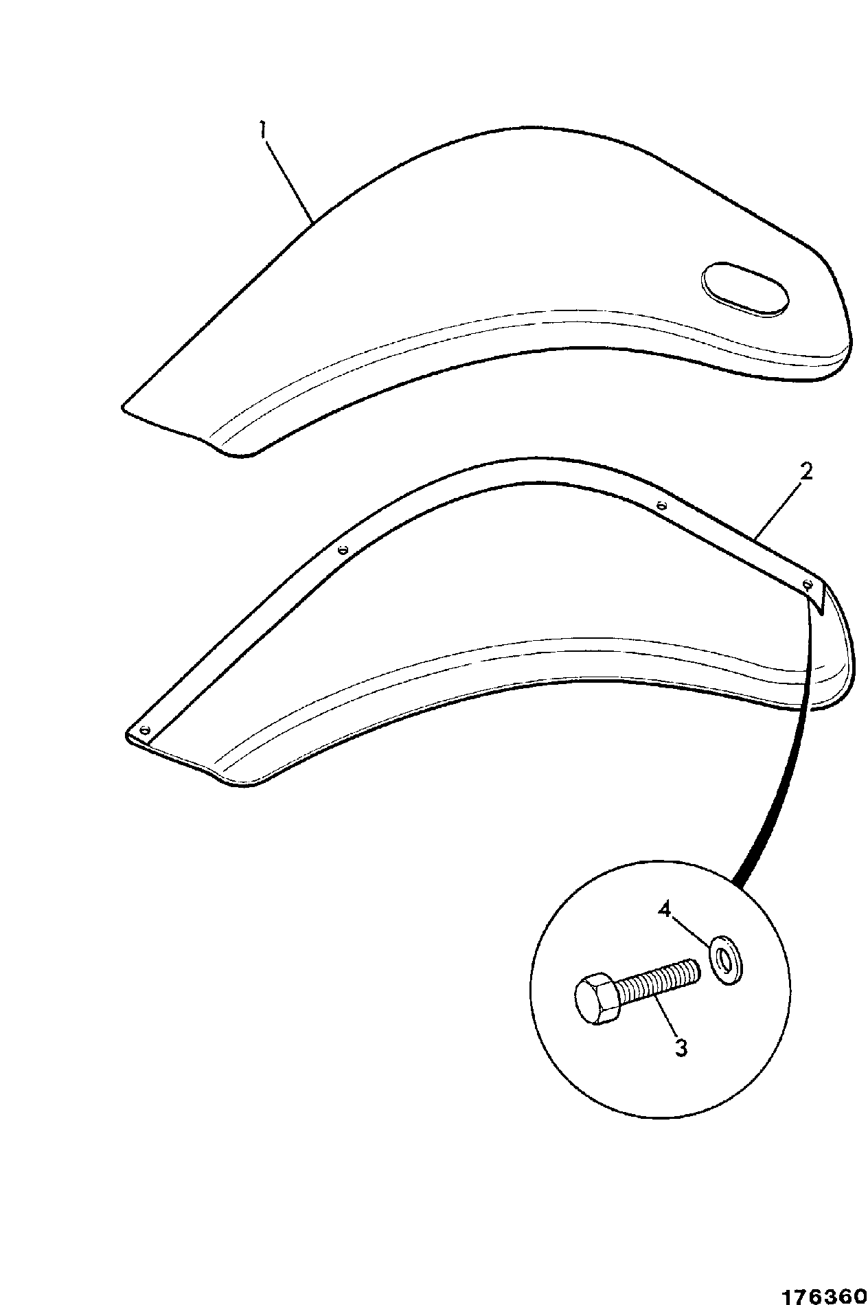 Крыло 141/00314 JCB