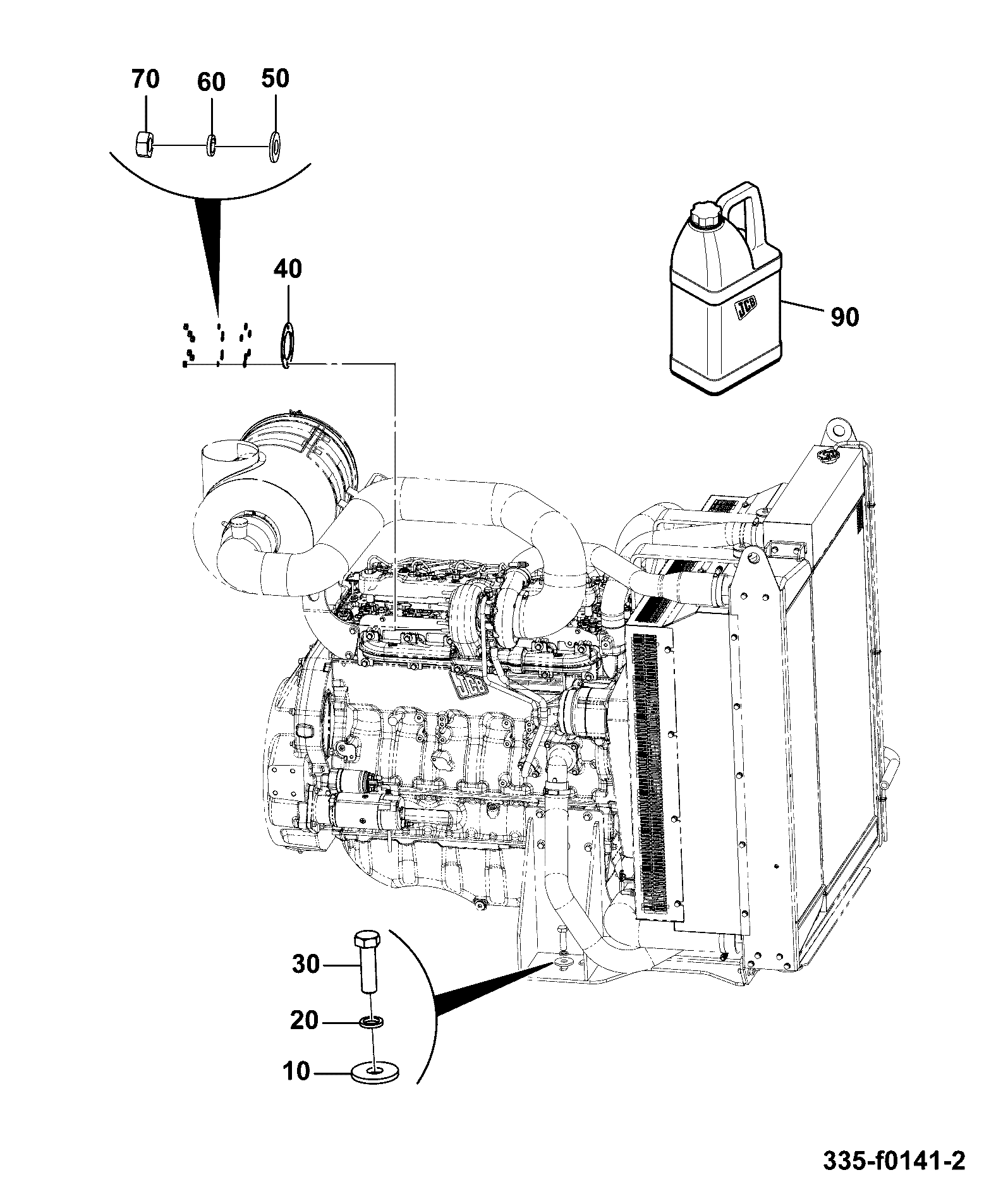Прокладка 335/G0363 JCB