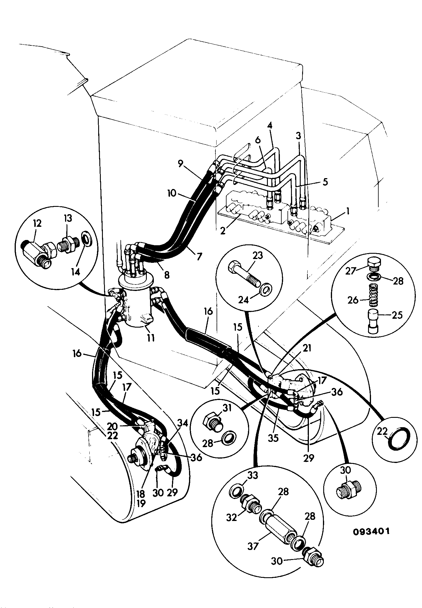 Фланец 213/05100 JCB