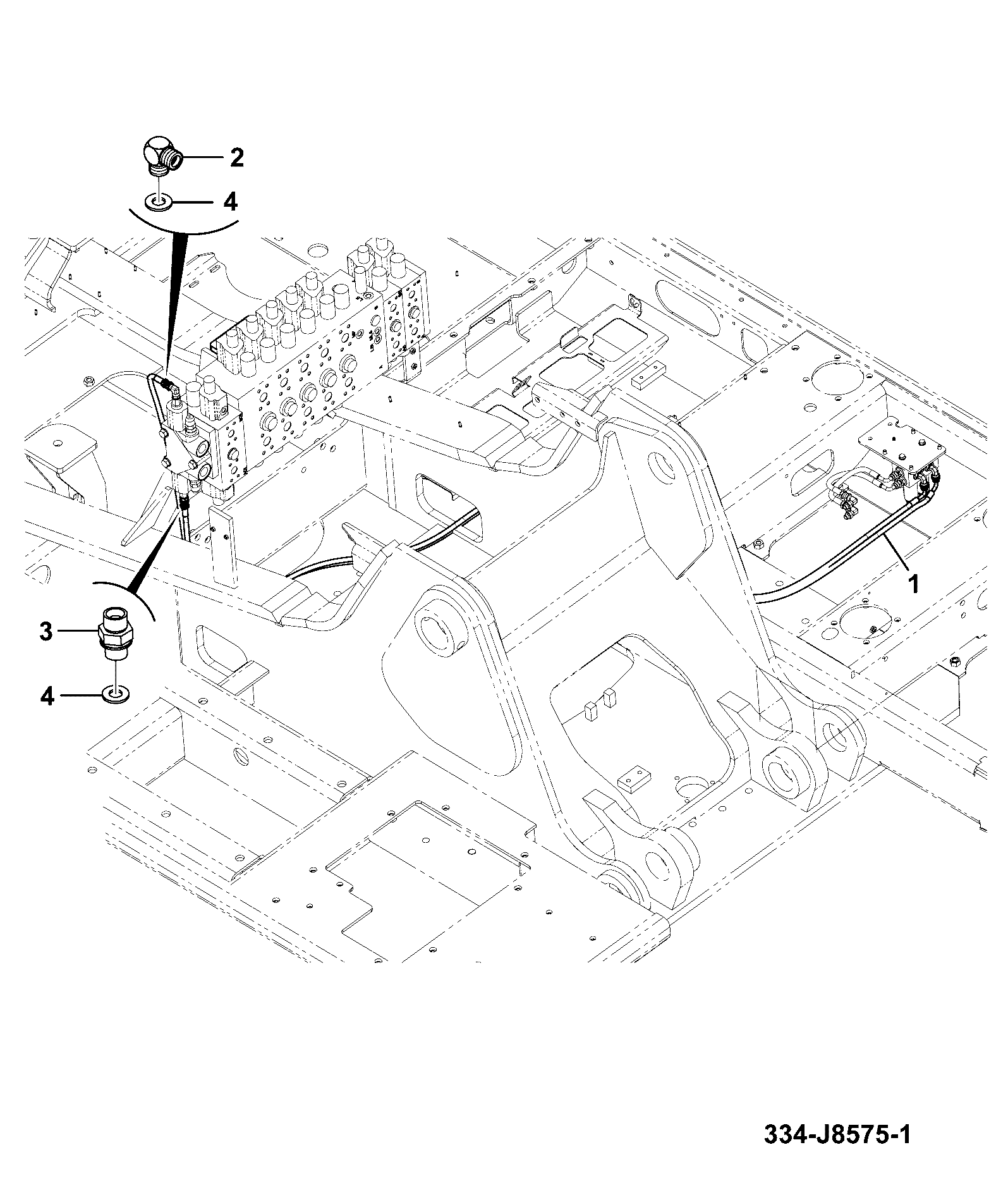 Комплект-шланг 334/K0108 JCB