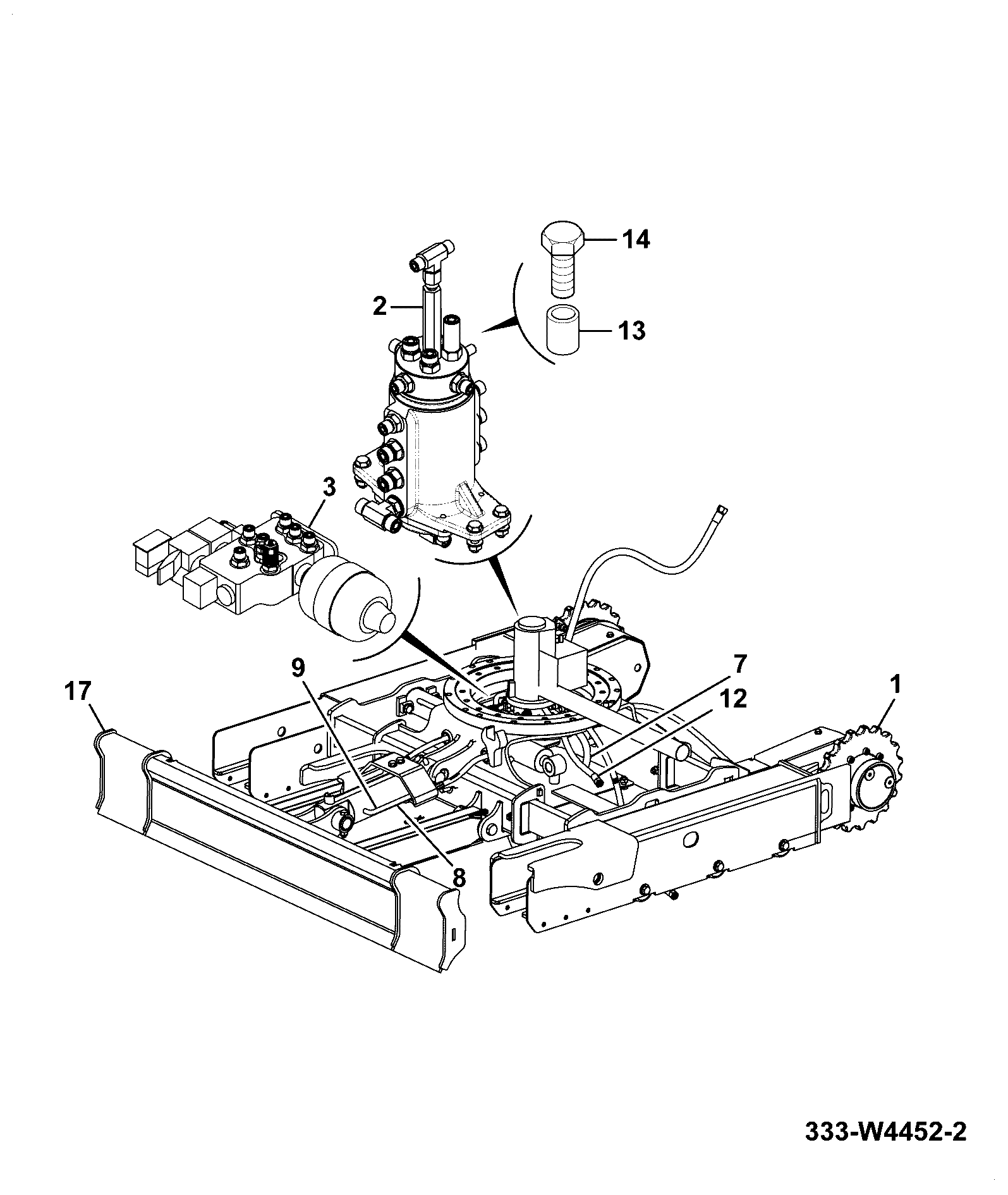 Rotary соединение 333/P1455 JCB