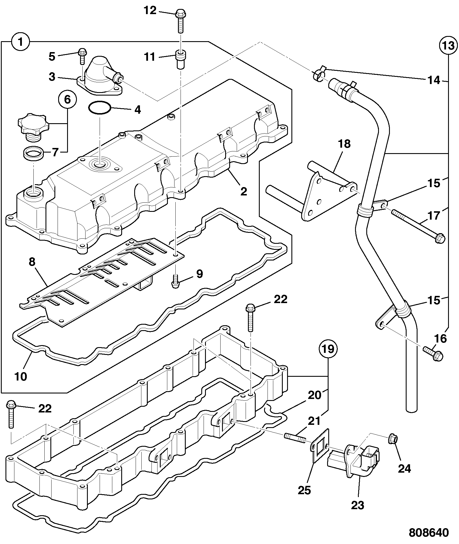 прокладка 02/802003 JCB