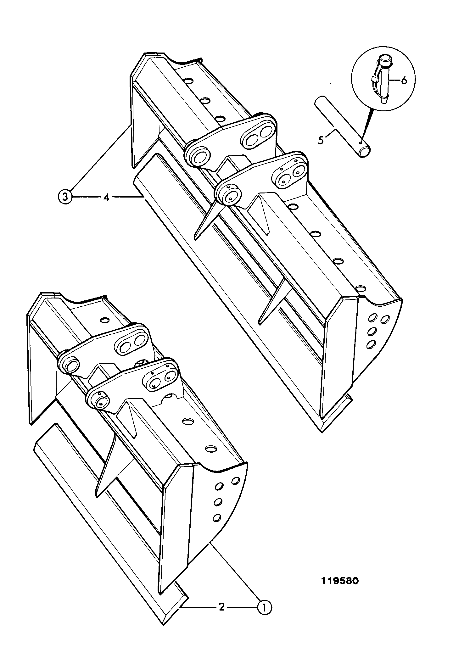 Опорная пластина 544/56609 JCB