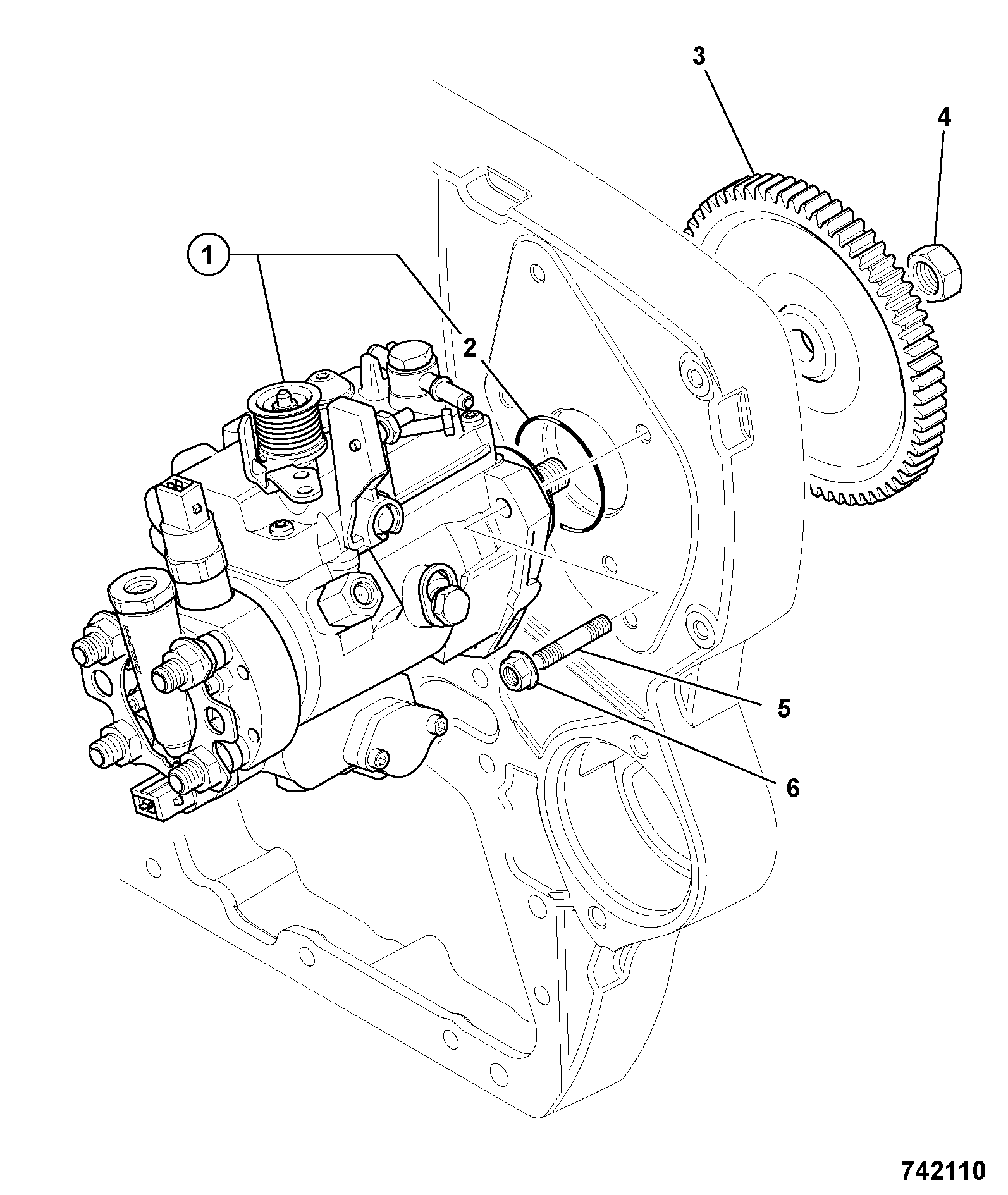 Насос 320/06600 JCB