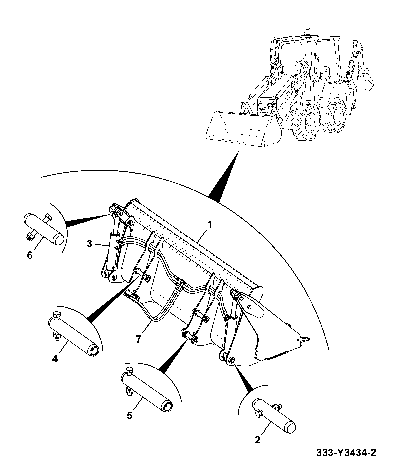Шарнир 128/16625 JCB