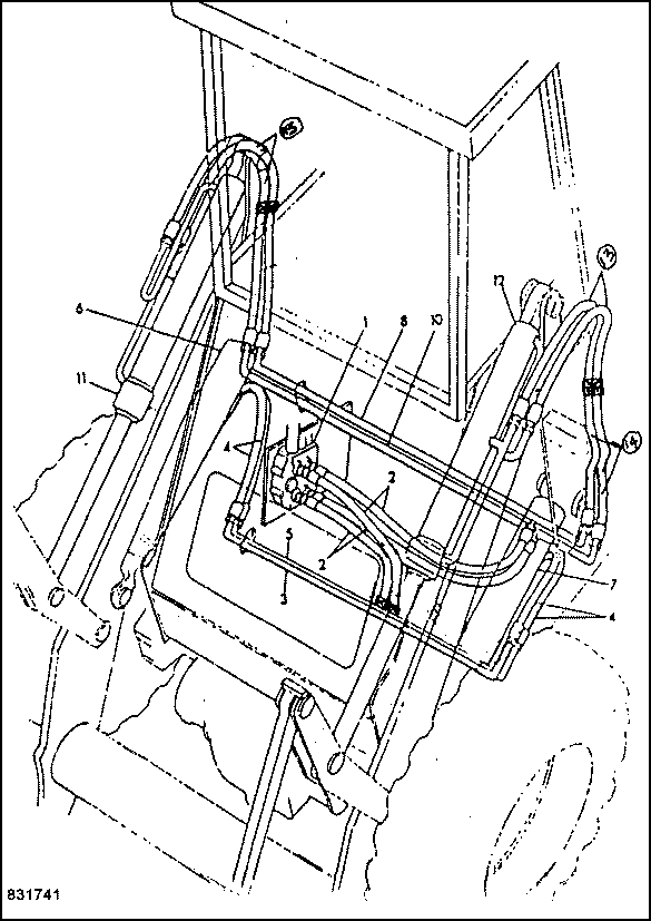 Труба 696/01453 JCB
