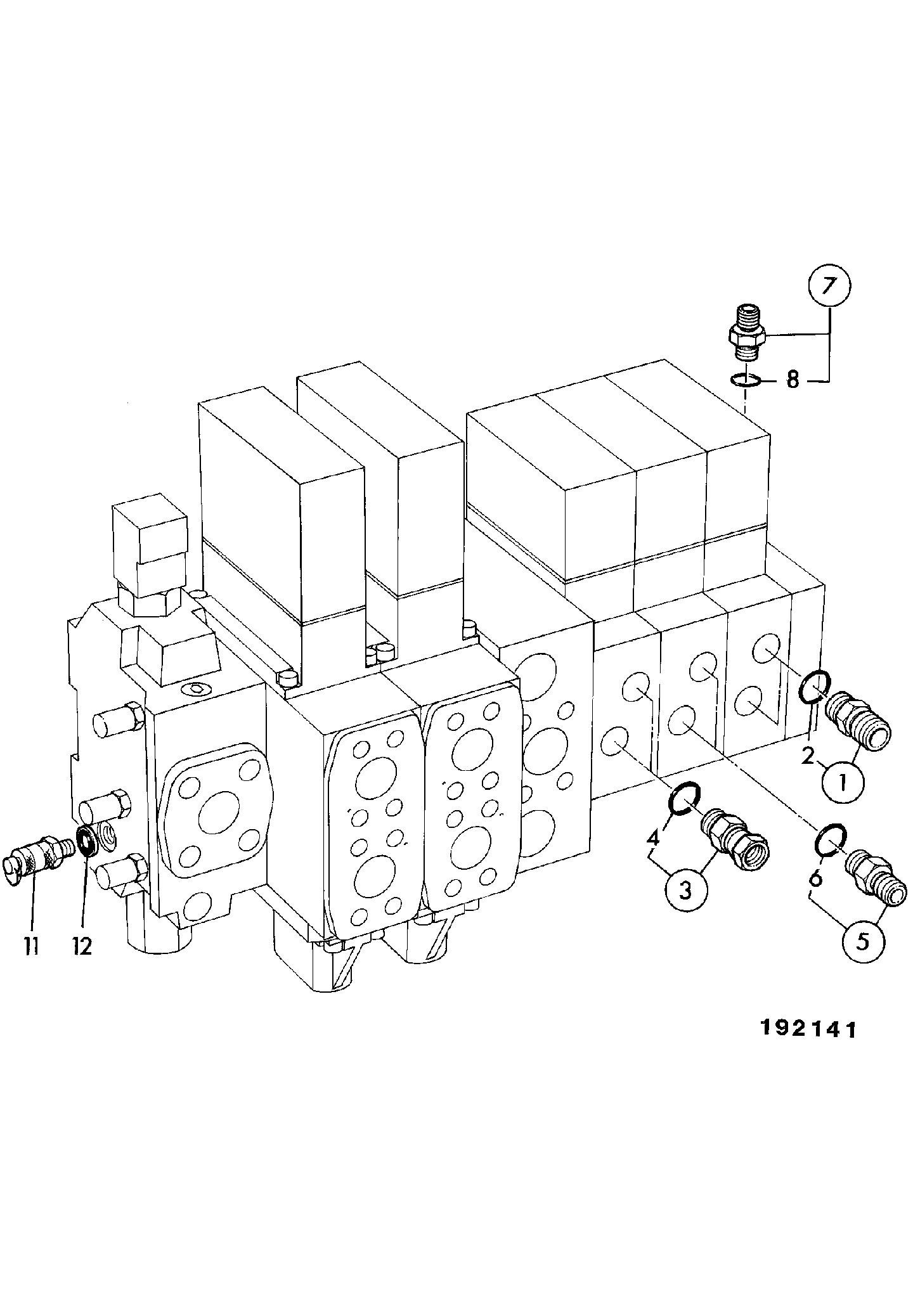 Кольцо уплотнительное 2401/0501 JCB