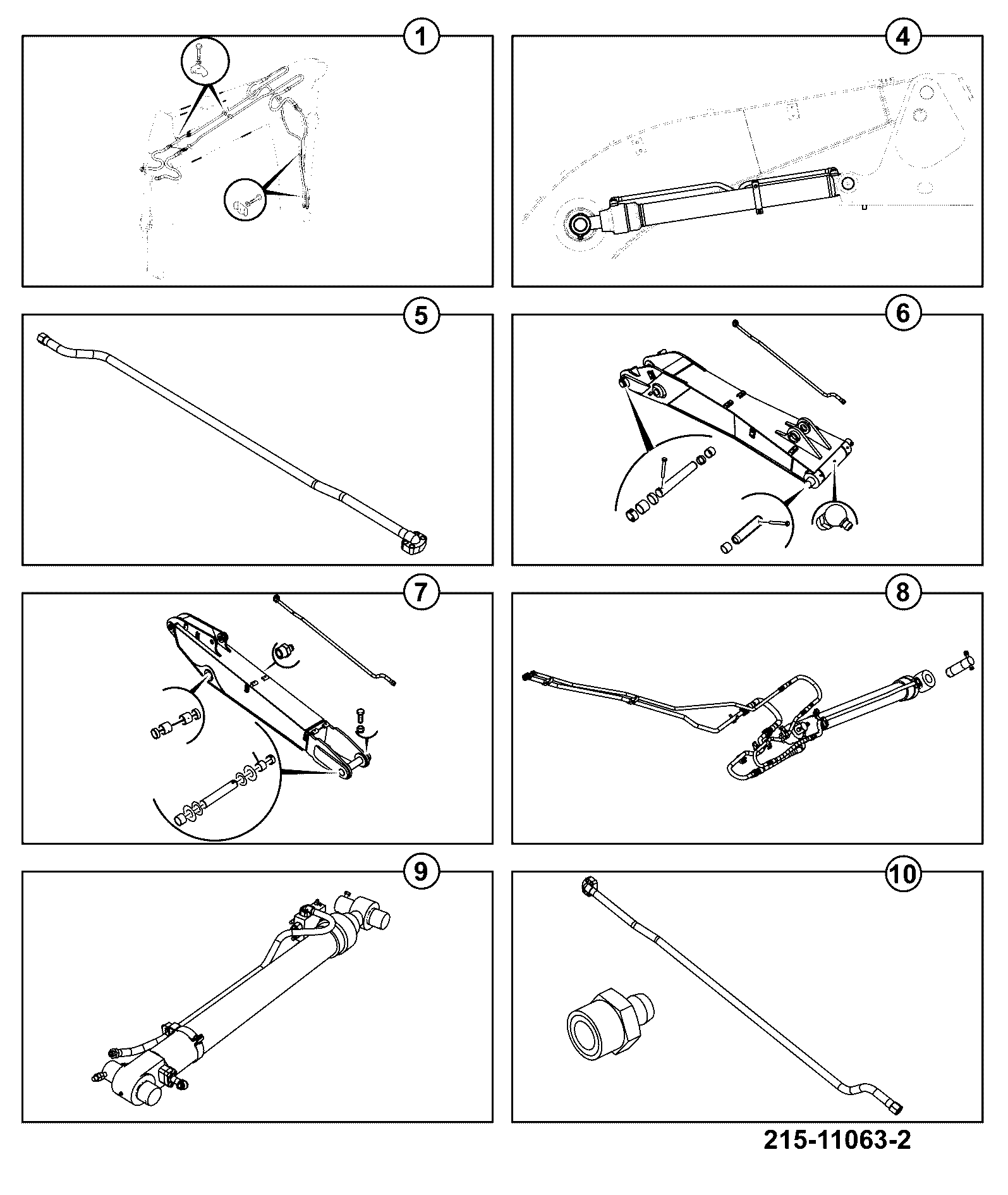 Комплект-рама KIT/H010 JCB
