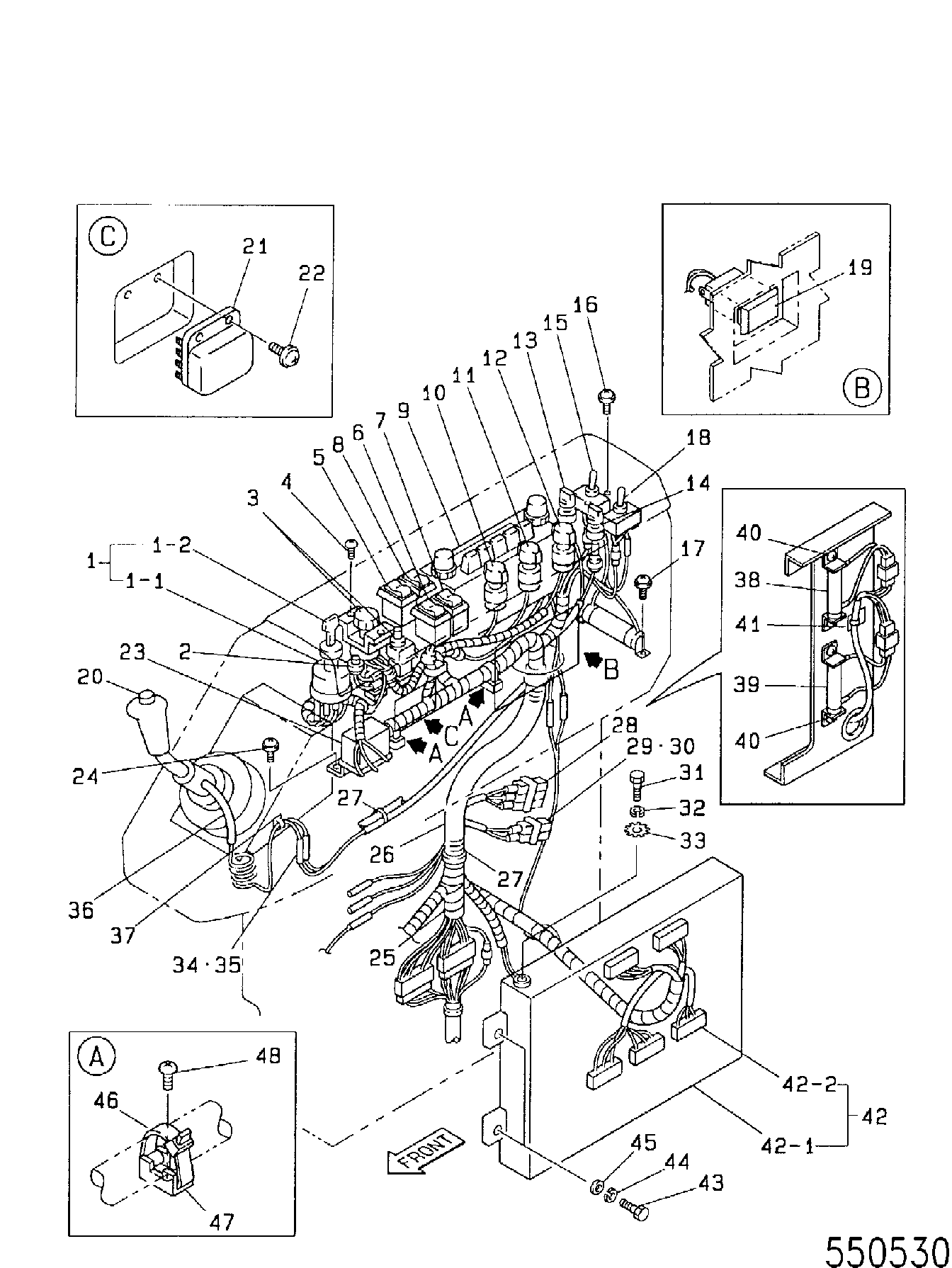 Жгут проводов KMR0576 JCB
