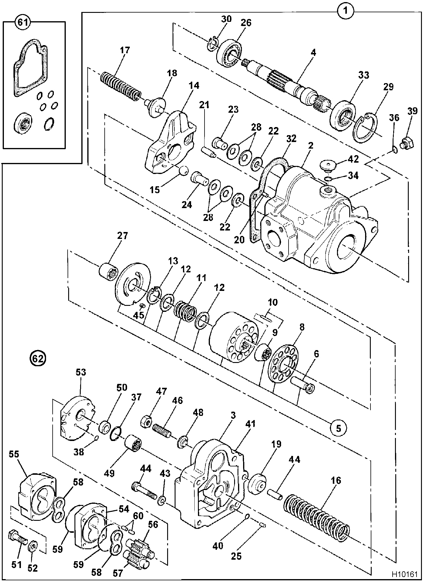 Насос 20/905760 JCB