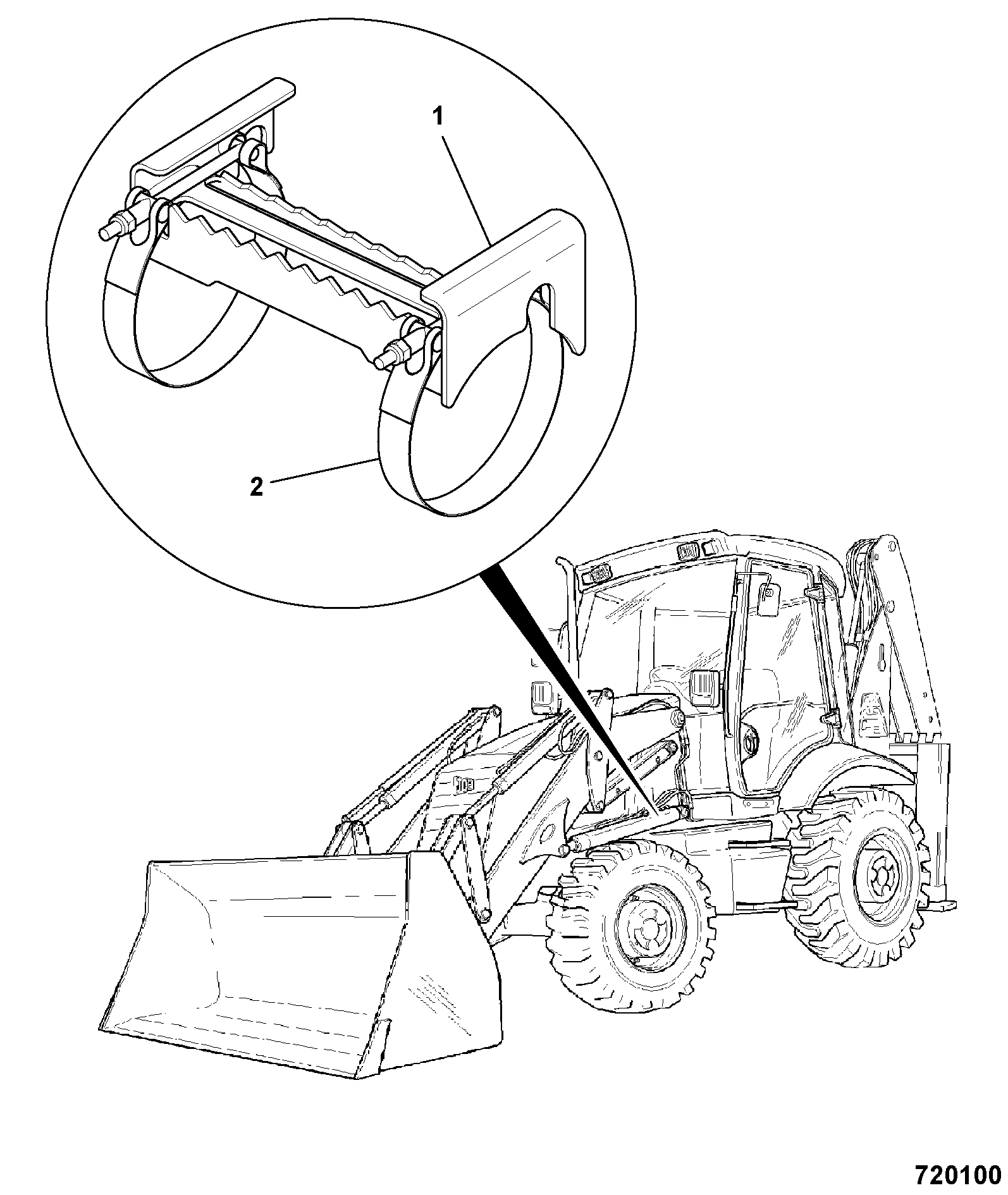 Ступенька 335/06941 JCB