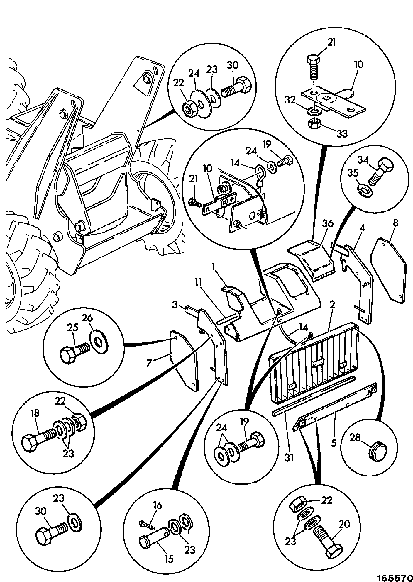 Решётка 159/70206 JCB