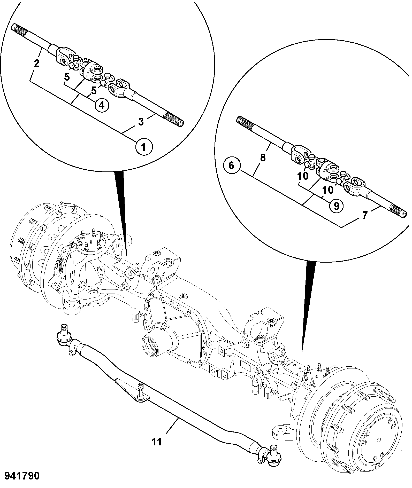 Комплект 914/90653 JCB