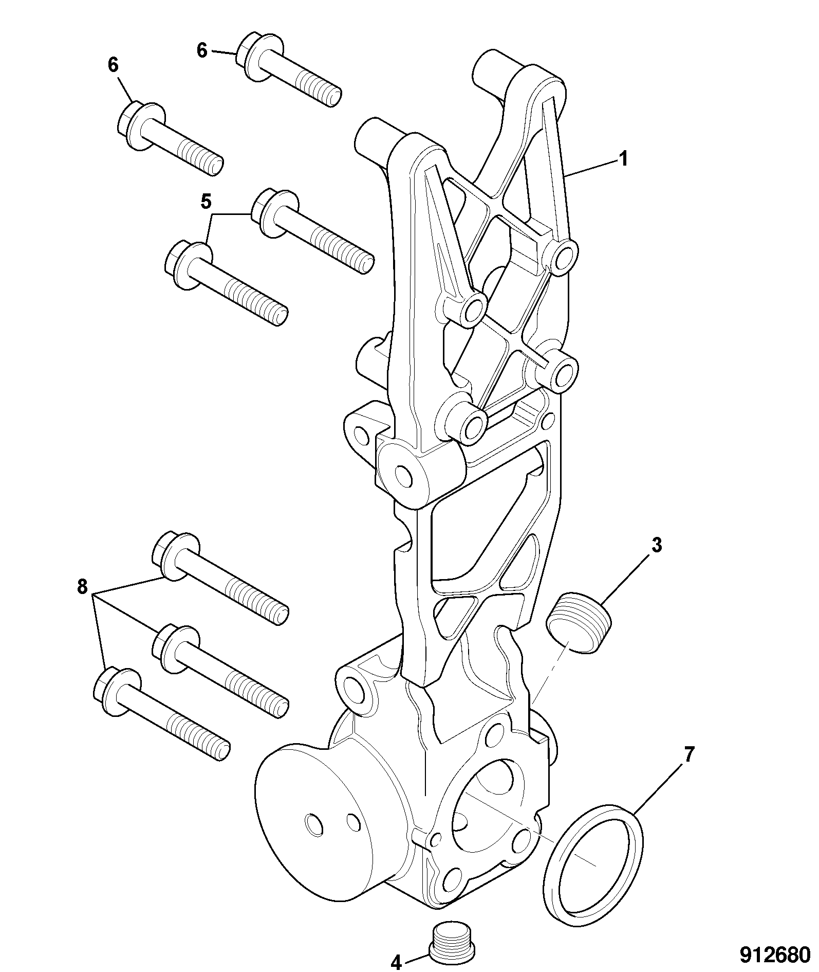Винт 02/912515 JCB