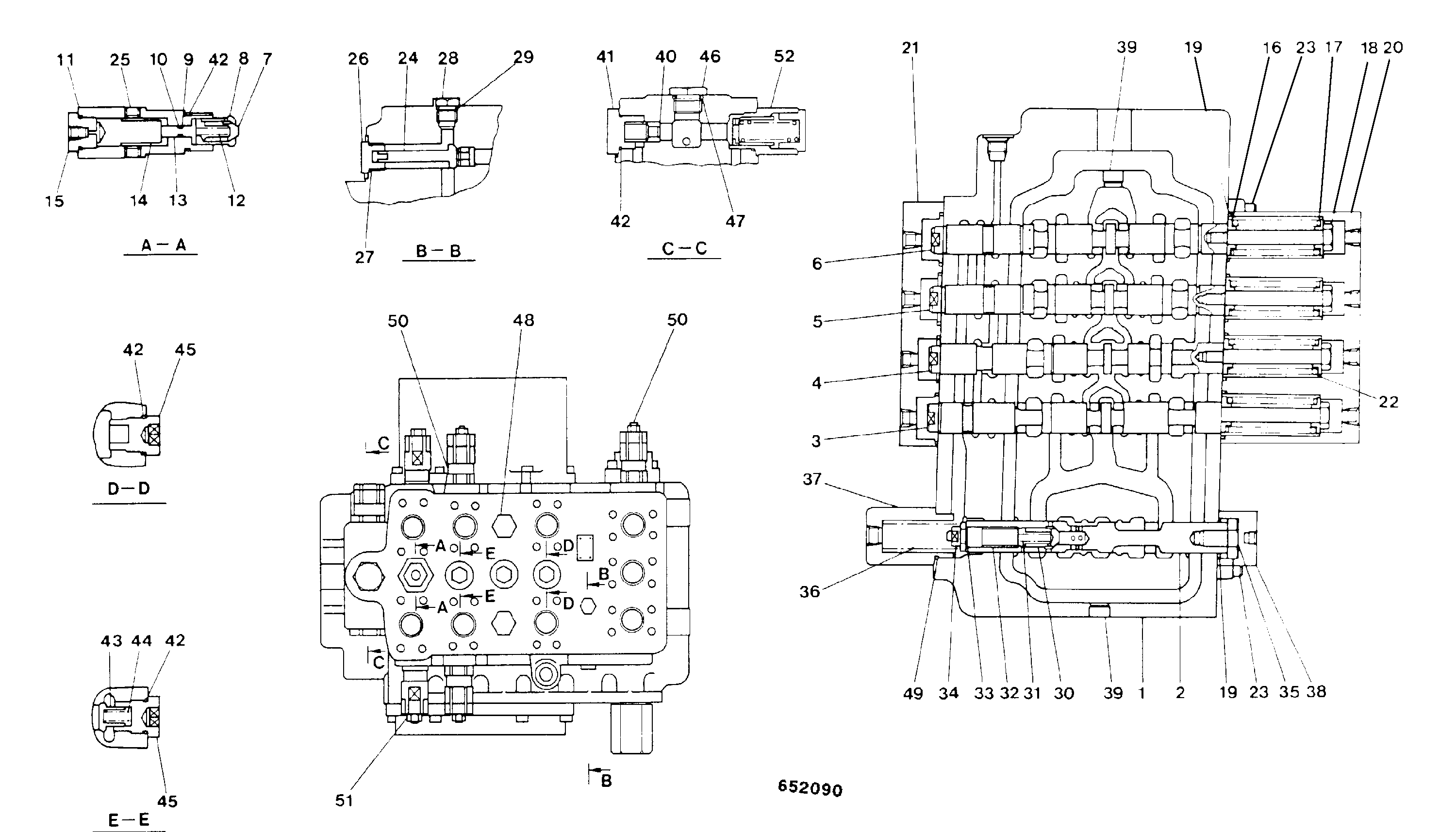 Кольцо уплотнительное LBQ0050 JCB