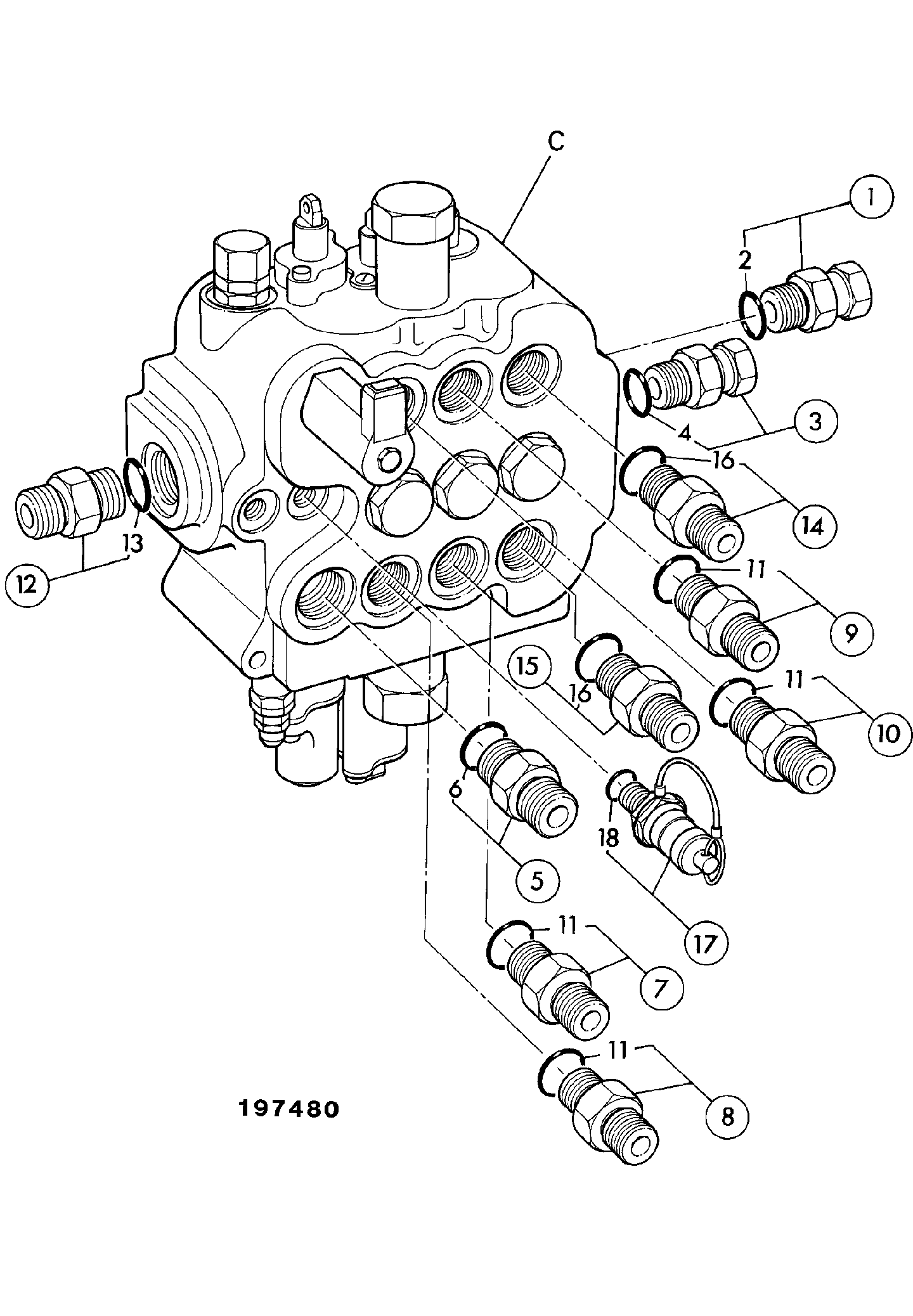 Клапан 25/615400 JCB