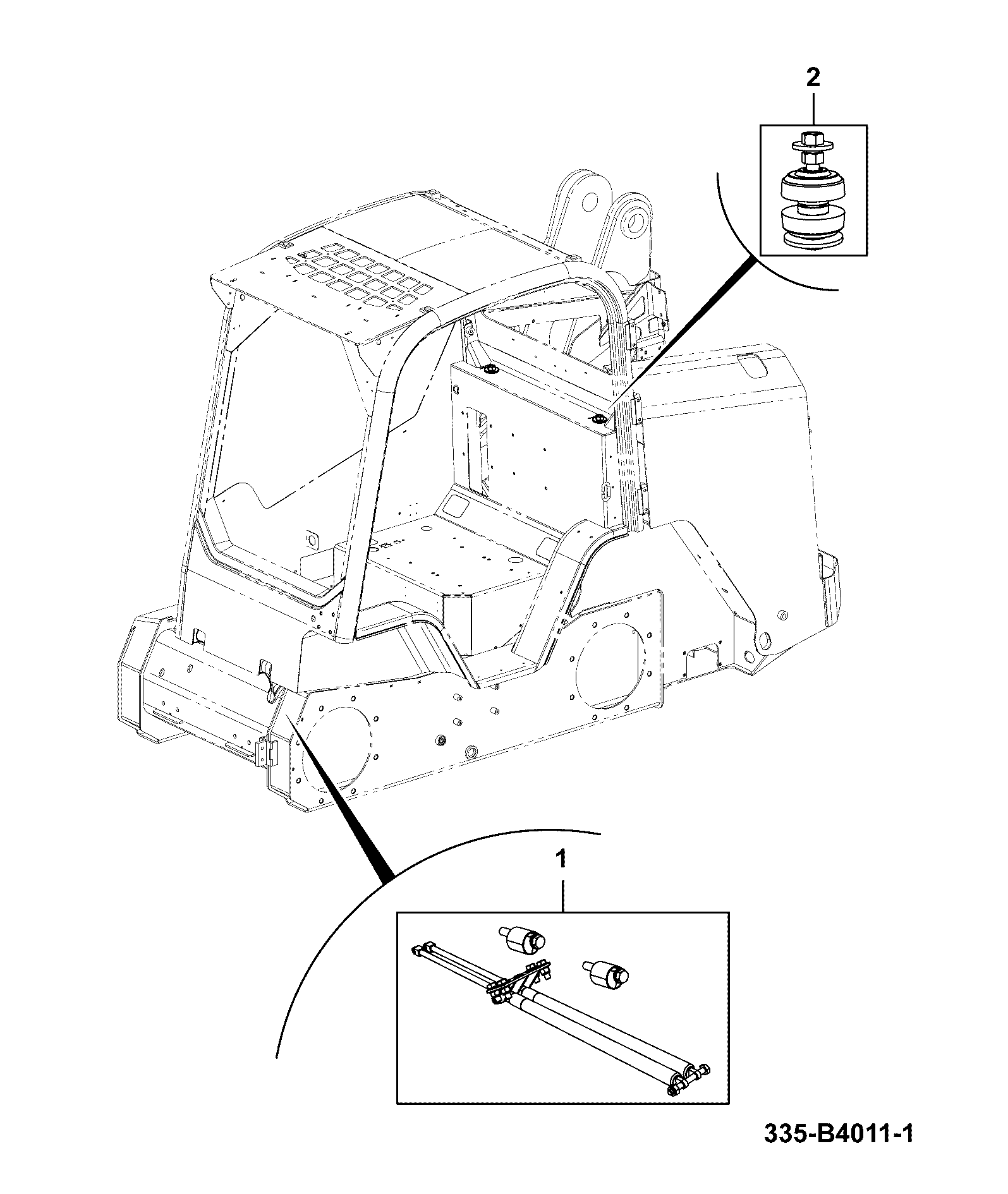 Опора 335/B4014 JCB