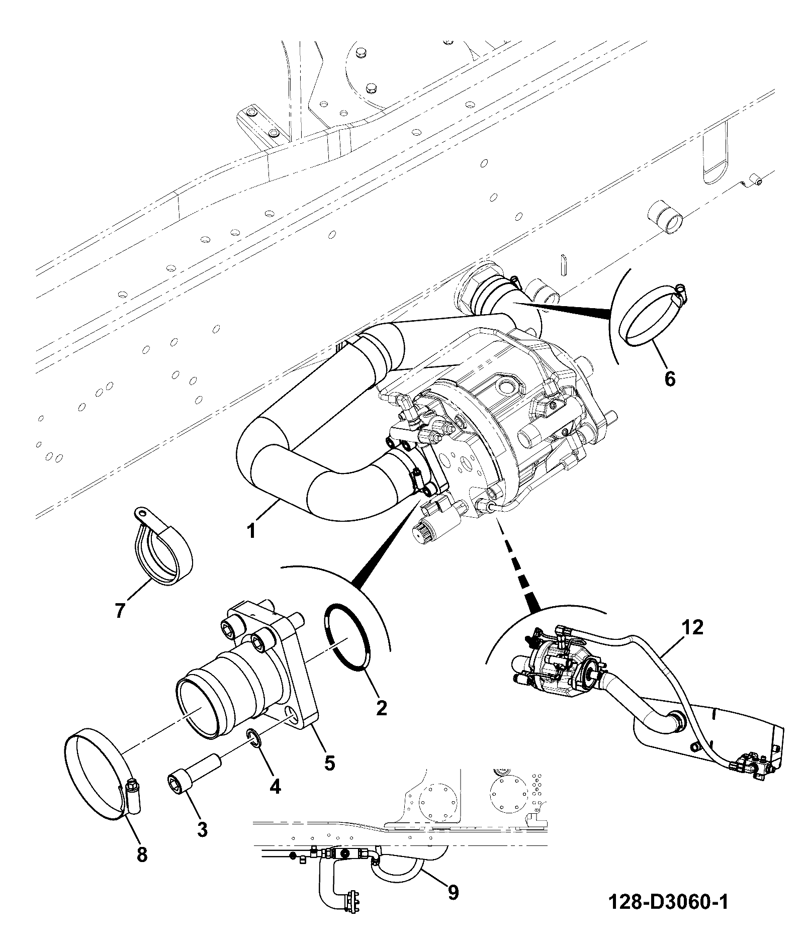 Шланг 26AP/DA050 JCB