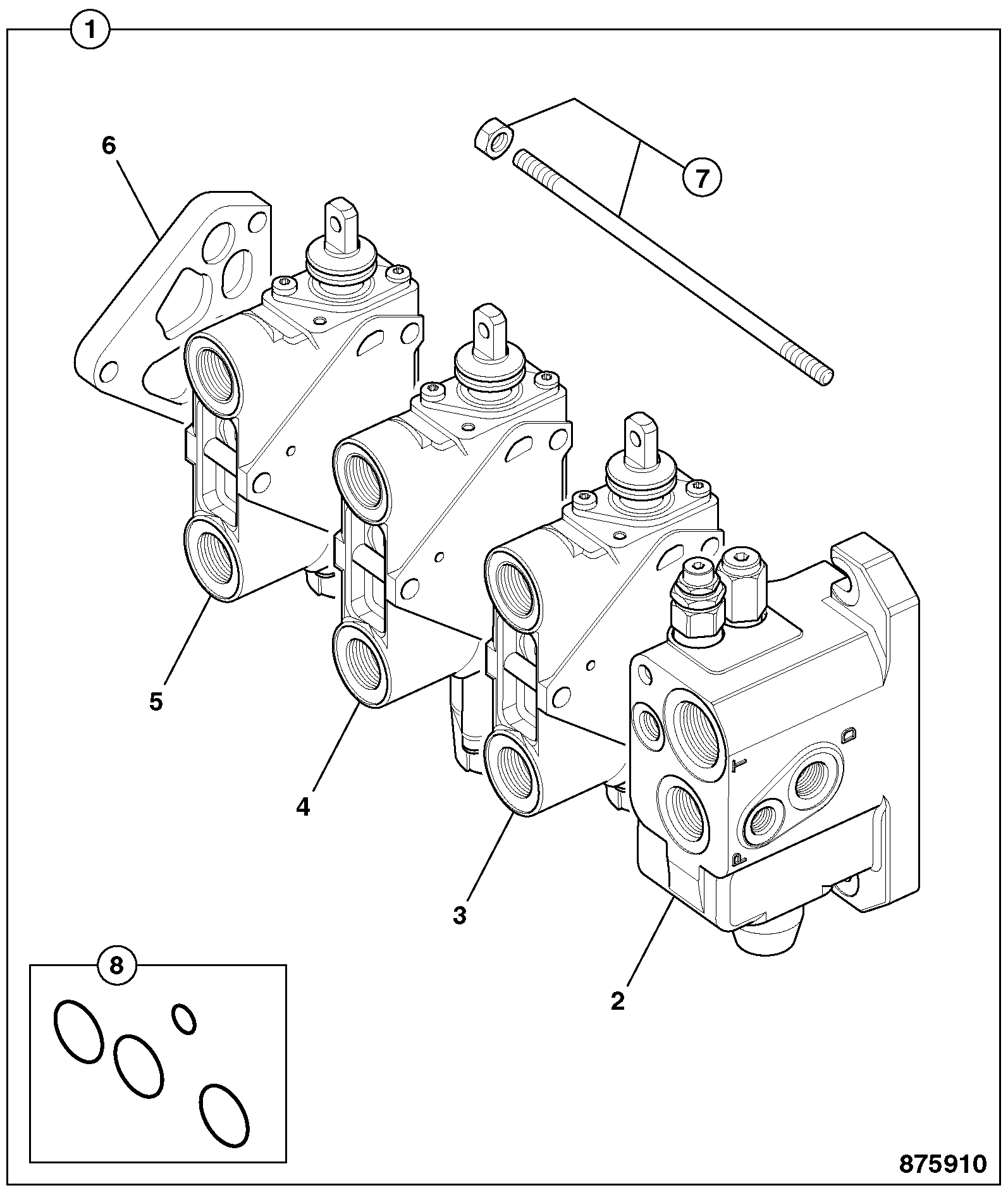 Клапан 25/223473 JCB
