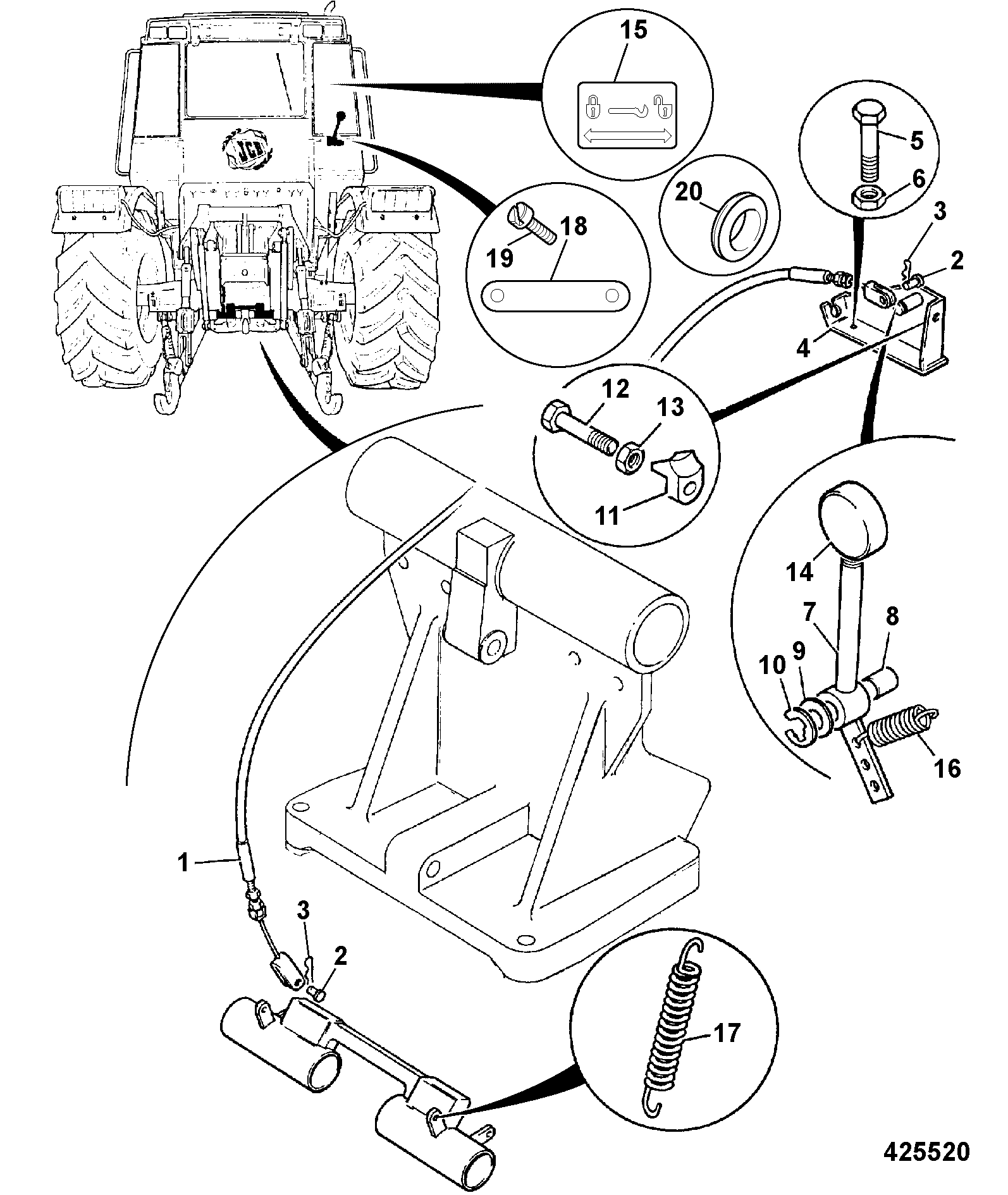 Кабель 910/60214 JCB
