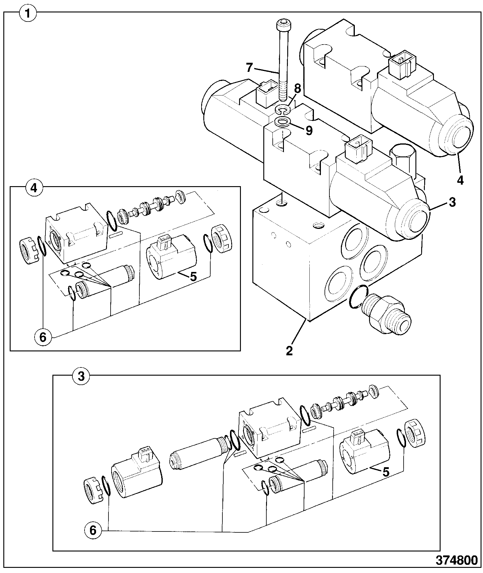 Клапан 35/910057 JCB
