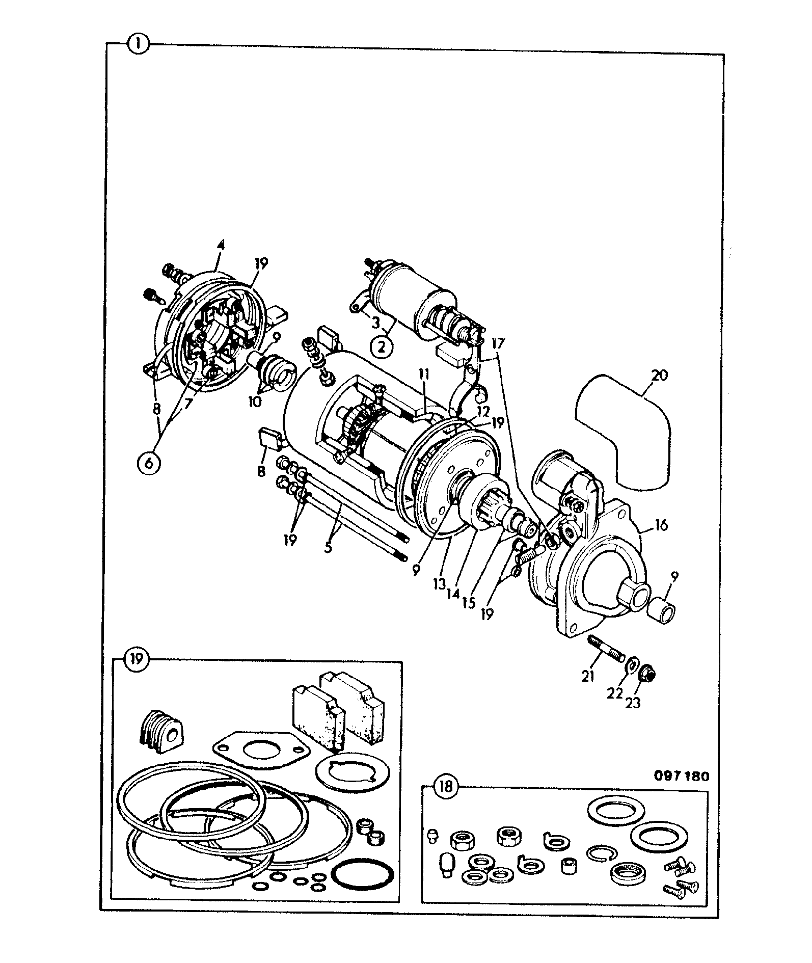 Комплект-щётка 714/03005 JCB