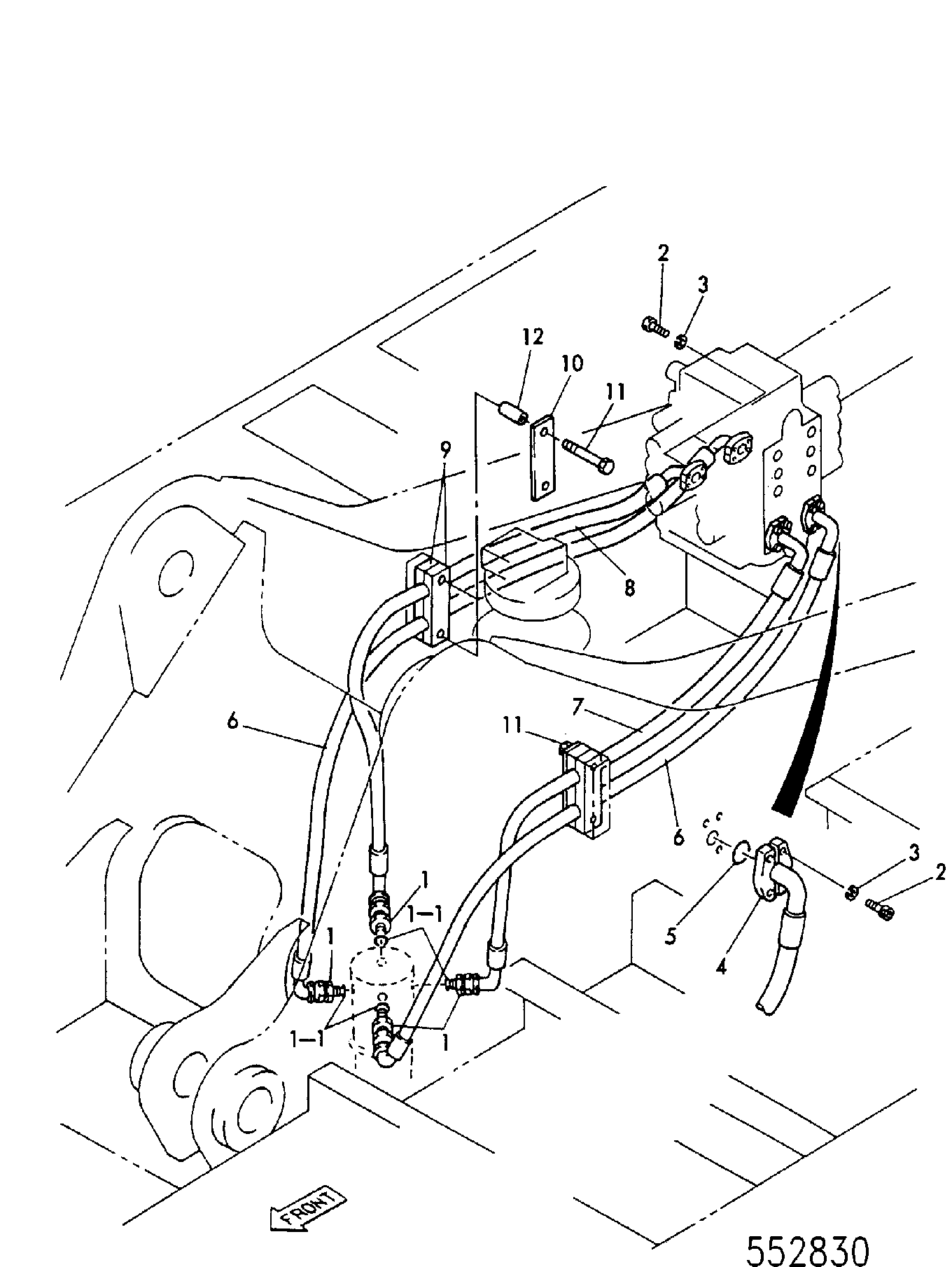 Шланг KSJ1809 JCB