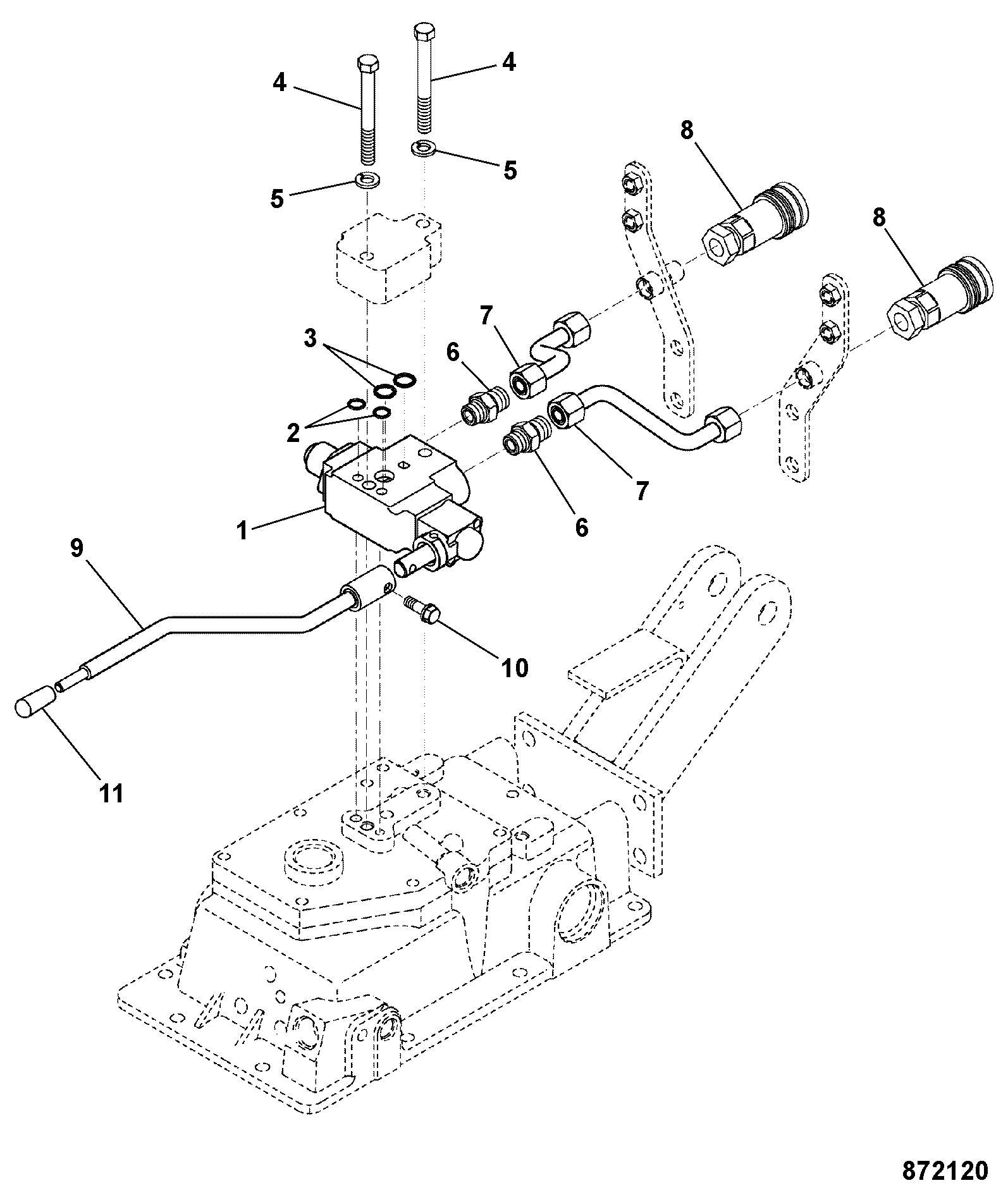 Муфта 353/02301 JCB